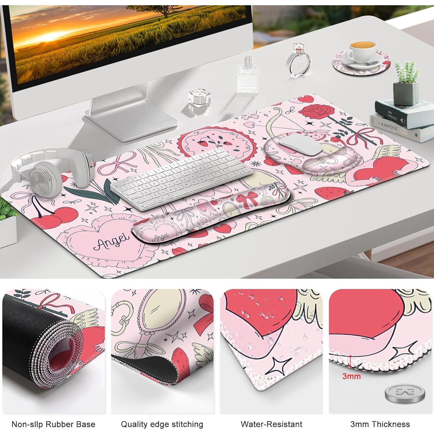 Alfombrilla de Ratón Ergonómica ToLuLu XXL con Reposamuñecas