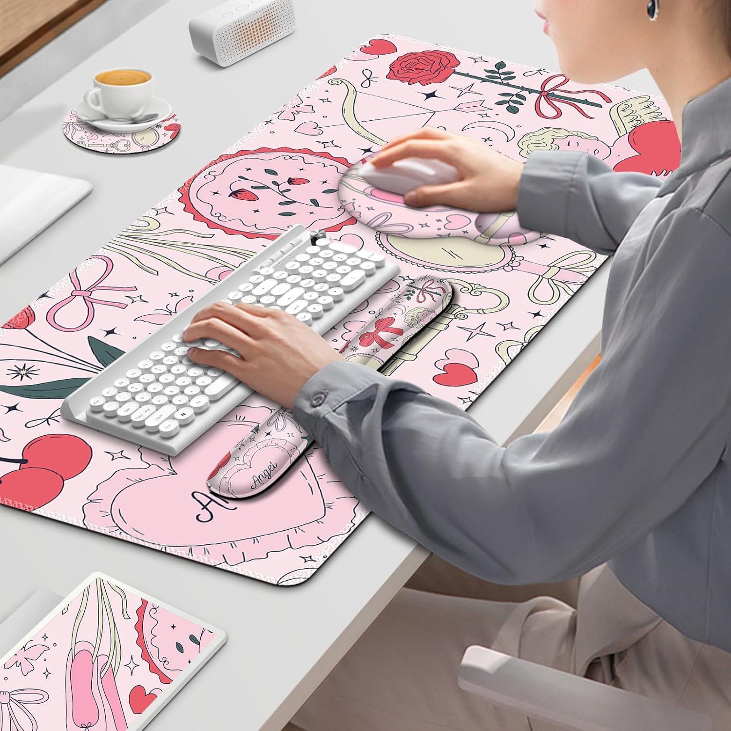 Alfombrilla de Ratón Ergonómica ToLuLu XXL con Reposamuñecas