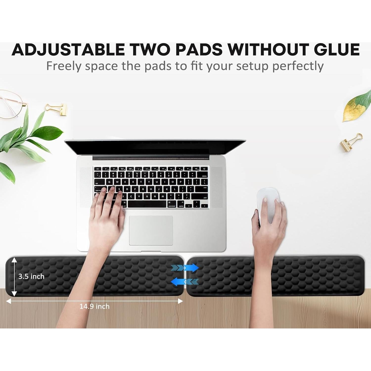 Almohadilla para Codo JIKIOU en Forma de L - 2 Piezas, Espuma Viscoelástica, Antideslizante, Alivio del Dolor