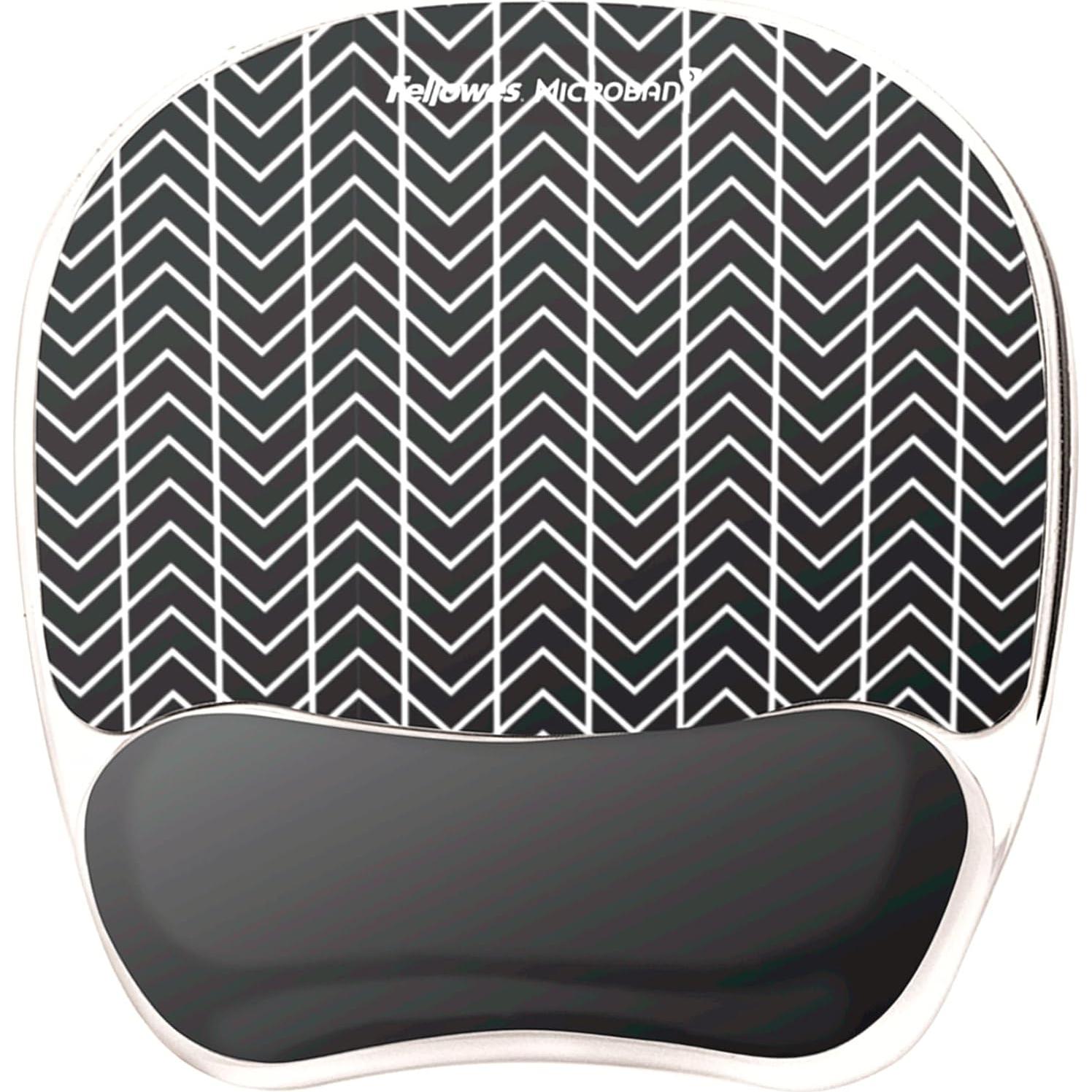 Reposamuñecas de Gel Fellowes 9549901 Antimicrobiano Negro