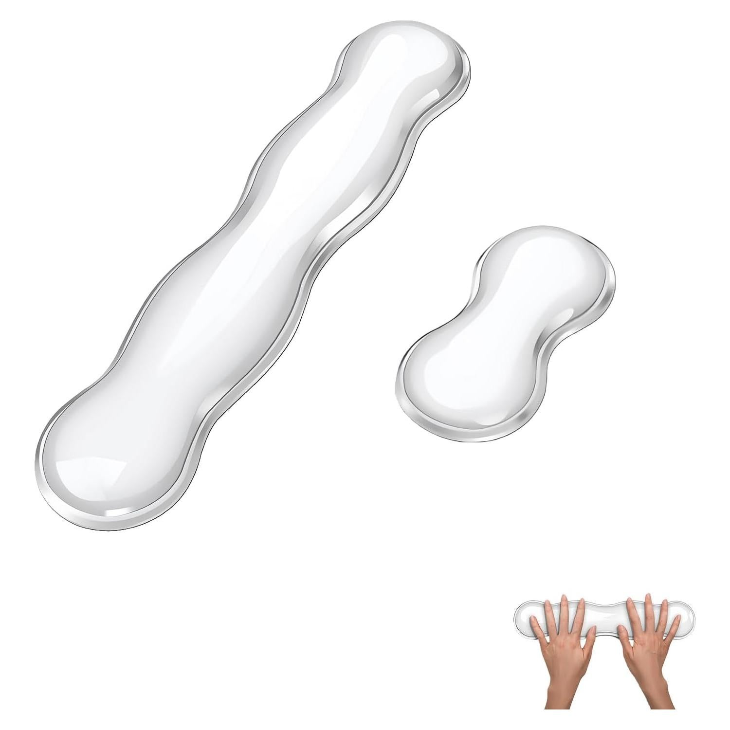 Juego de Reposamuñecas de Gel Silicona Genérico Antideslizante