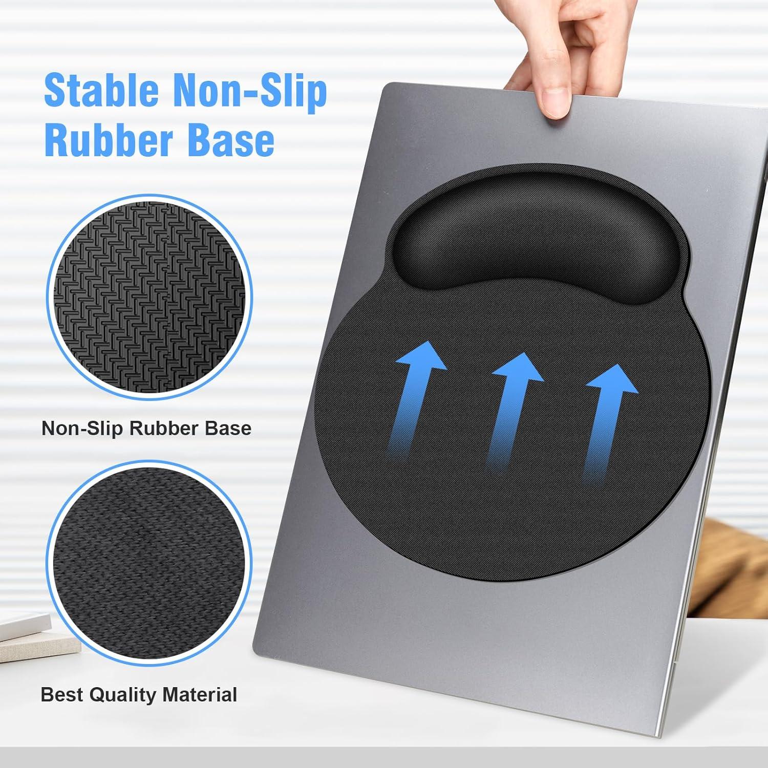 Alfombrilla de Ratón Ergonómica WECOOL con Reposamuñecas 24.9x23.1cm