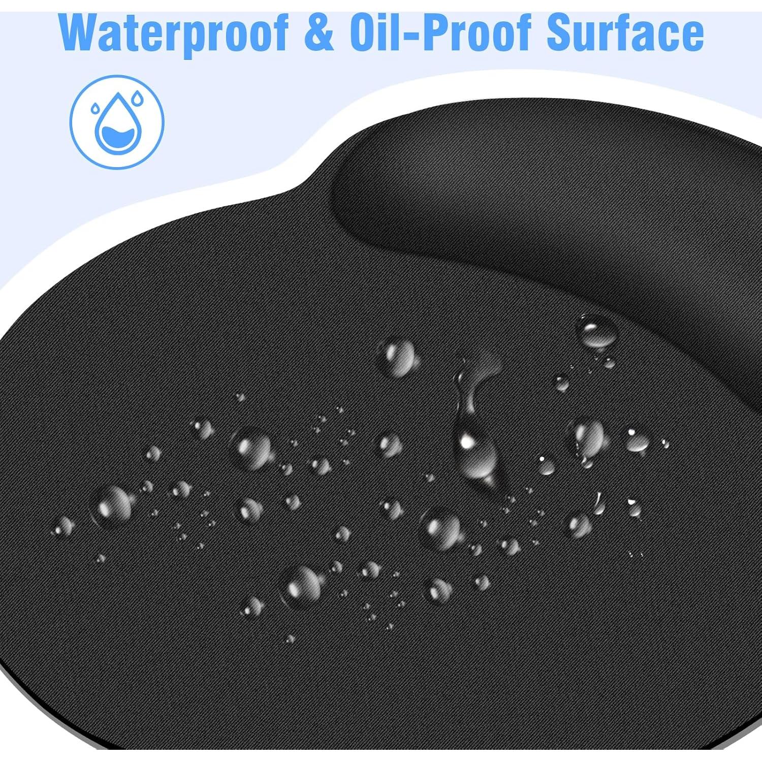 Alfombrilla de Ratón Ergonómica WECOOL con Reposamuñecas 24.9x23.1cm