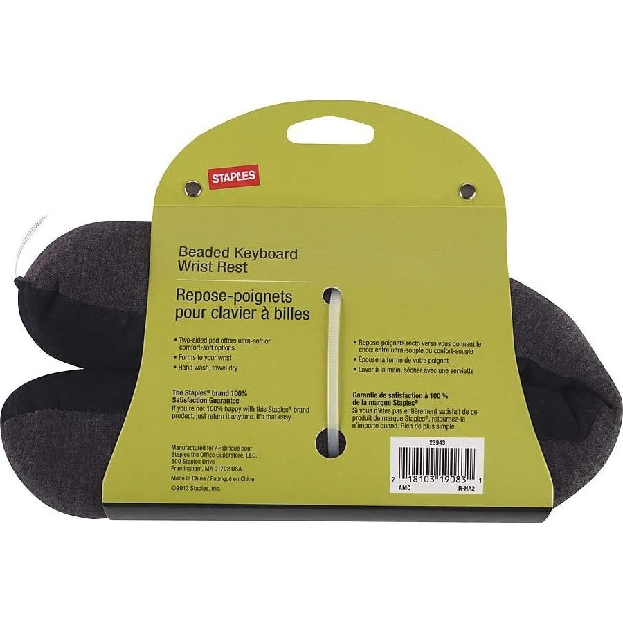 Reposamuñecas Ergonómico Staples 23943 Negro y Gris