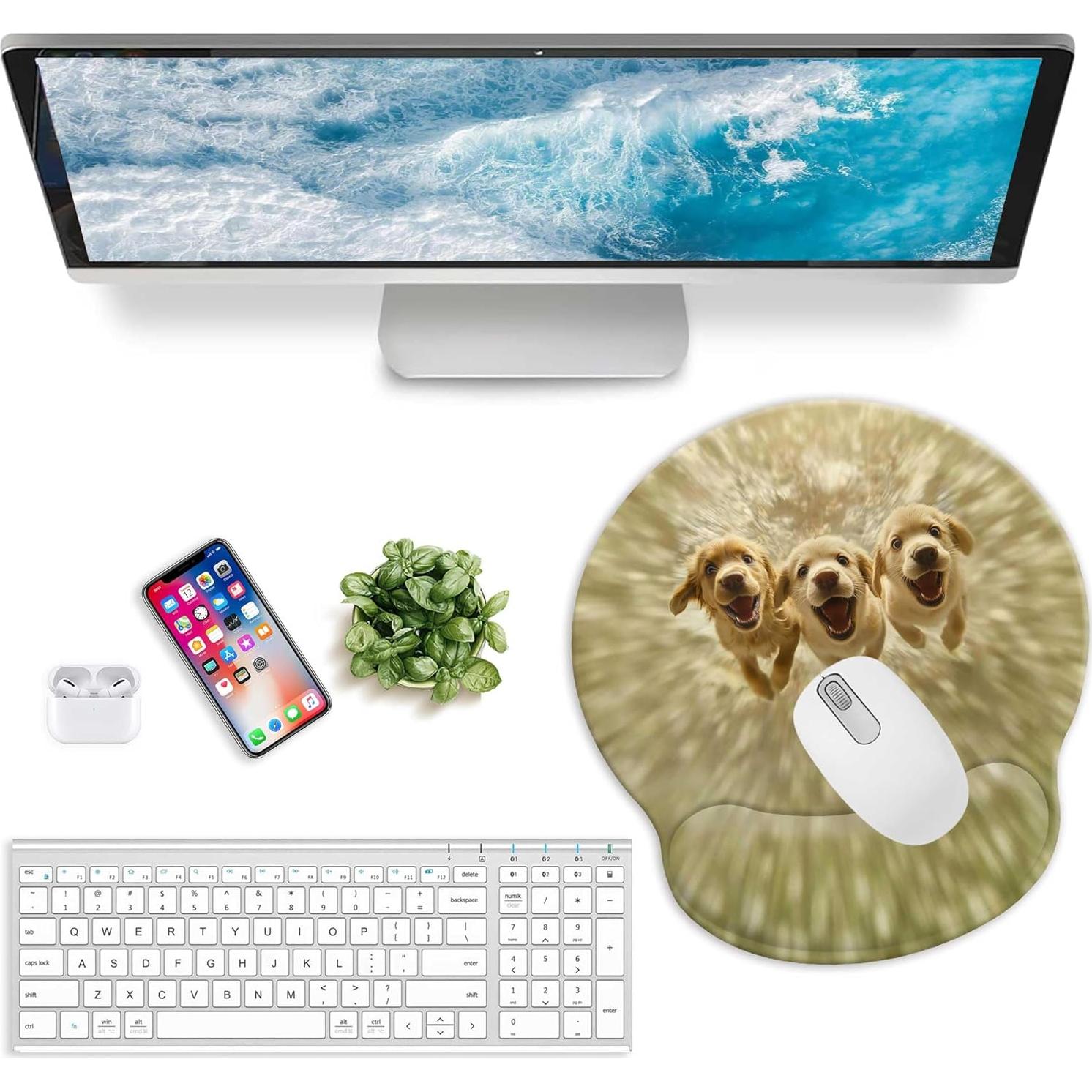 Alfombrilla Ergonómica para Ratón PIDAY con Reposamuñecas