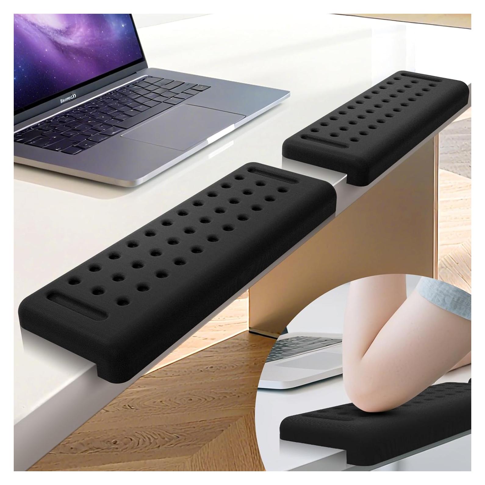 Cojín de Borde Ergonómico Retuhapy para Escritorio Negro - 2 Piezas