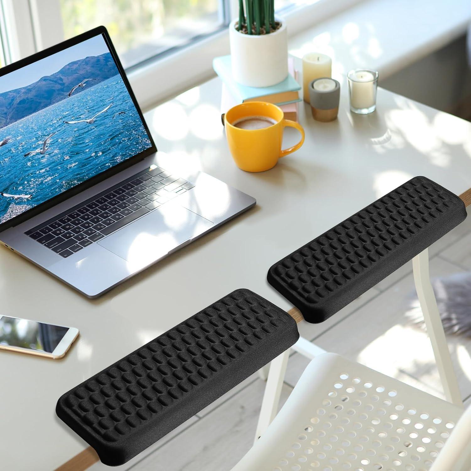 Reposabrazos Ergonómico Telihao - Espuma Viscoelástica, 2 Piezas