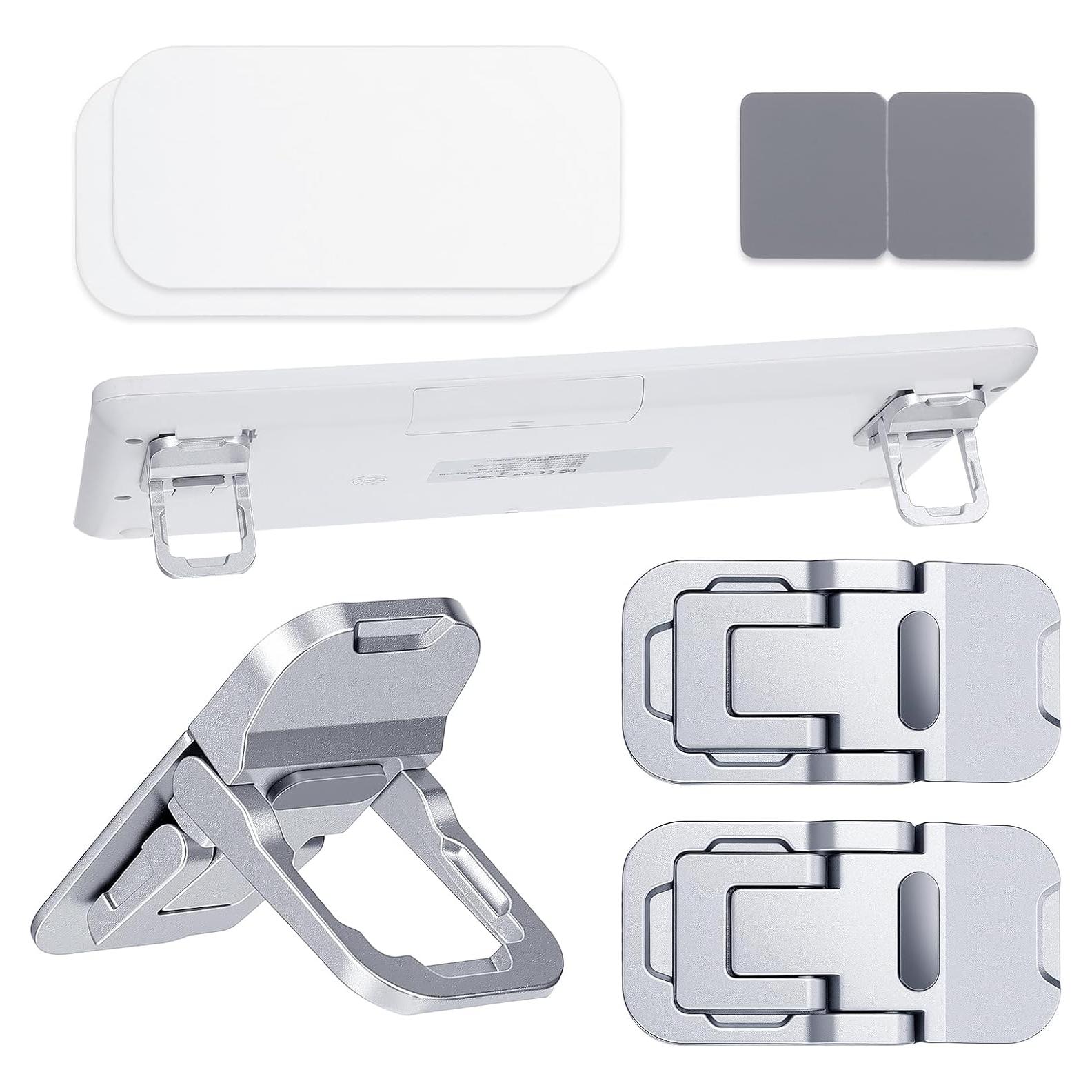 Soporte Plegable para Teclado XLIUAX Mini Ajustable Plata