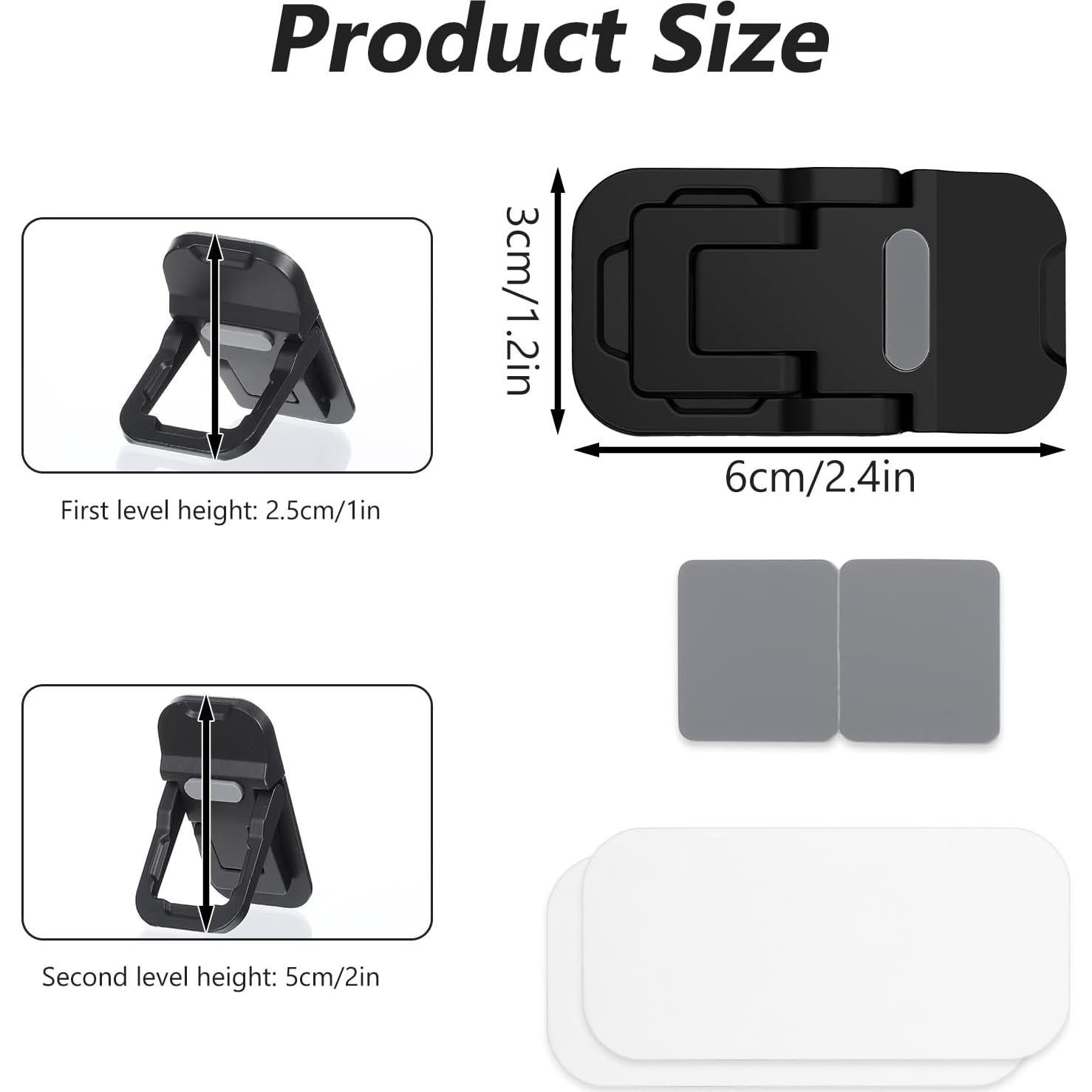 Soporte Plegable para Teclado XLIUAX Mini Ajustable Negro