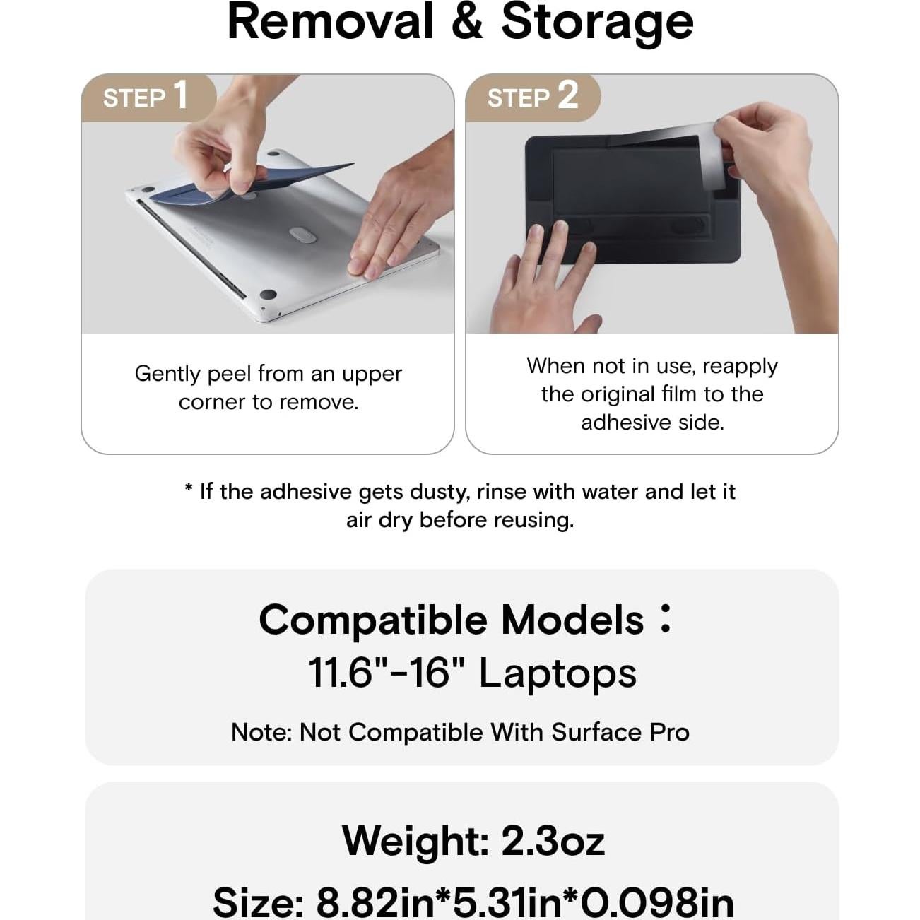 Soporte para Laptop MOFT Negro Jet, Elevador Plegable 2 Ángulos