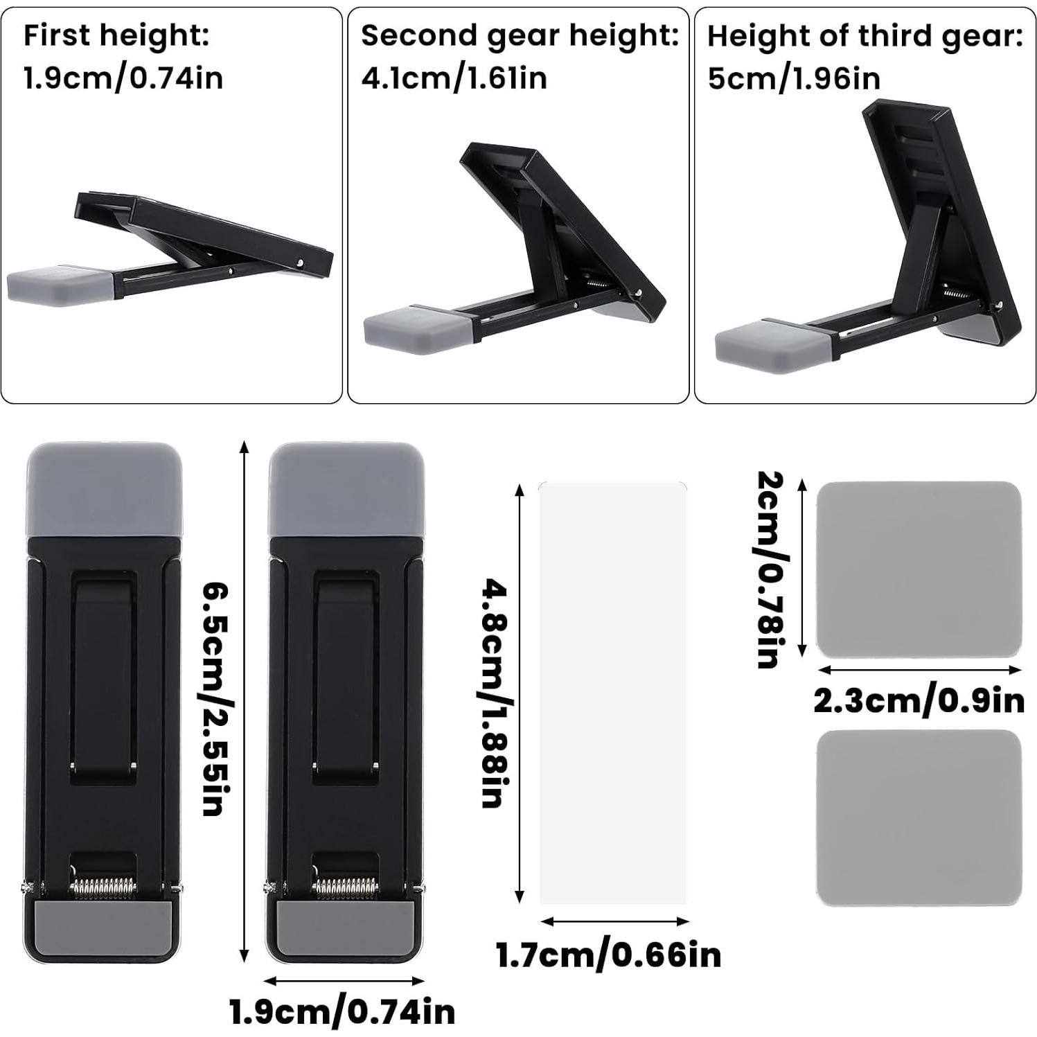 Soporte de Teclado Plegable XLIUAX Negro 3 Niveles Ajustables