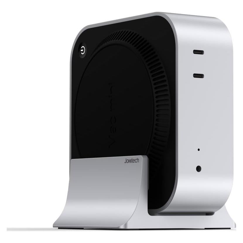 Soporte Vertical Metalico Jokitech para M4 Mac mini - Plata