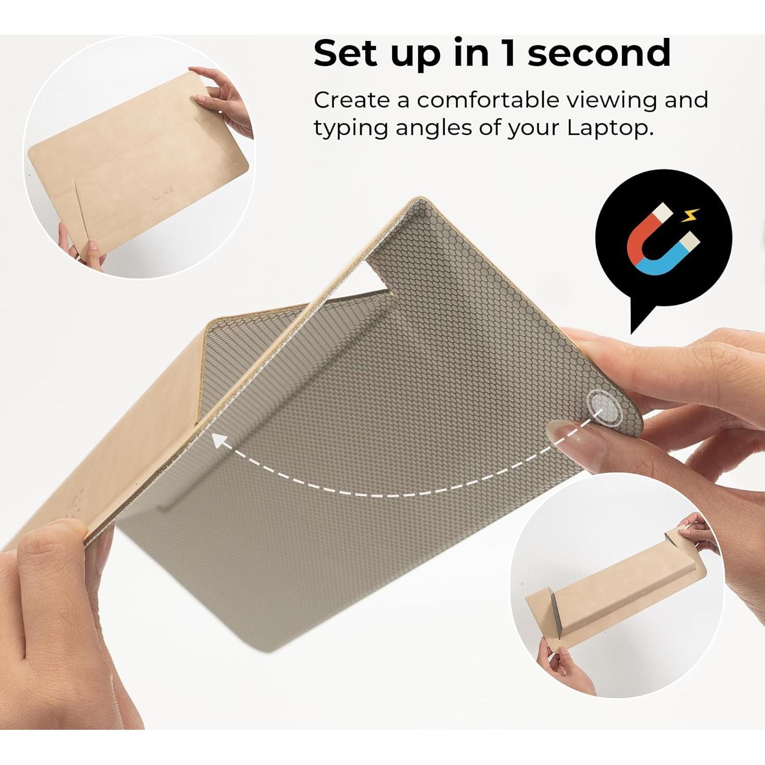 Soporte Ergonómico Plegable para Laptop SenseAGE - Carbón