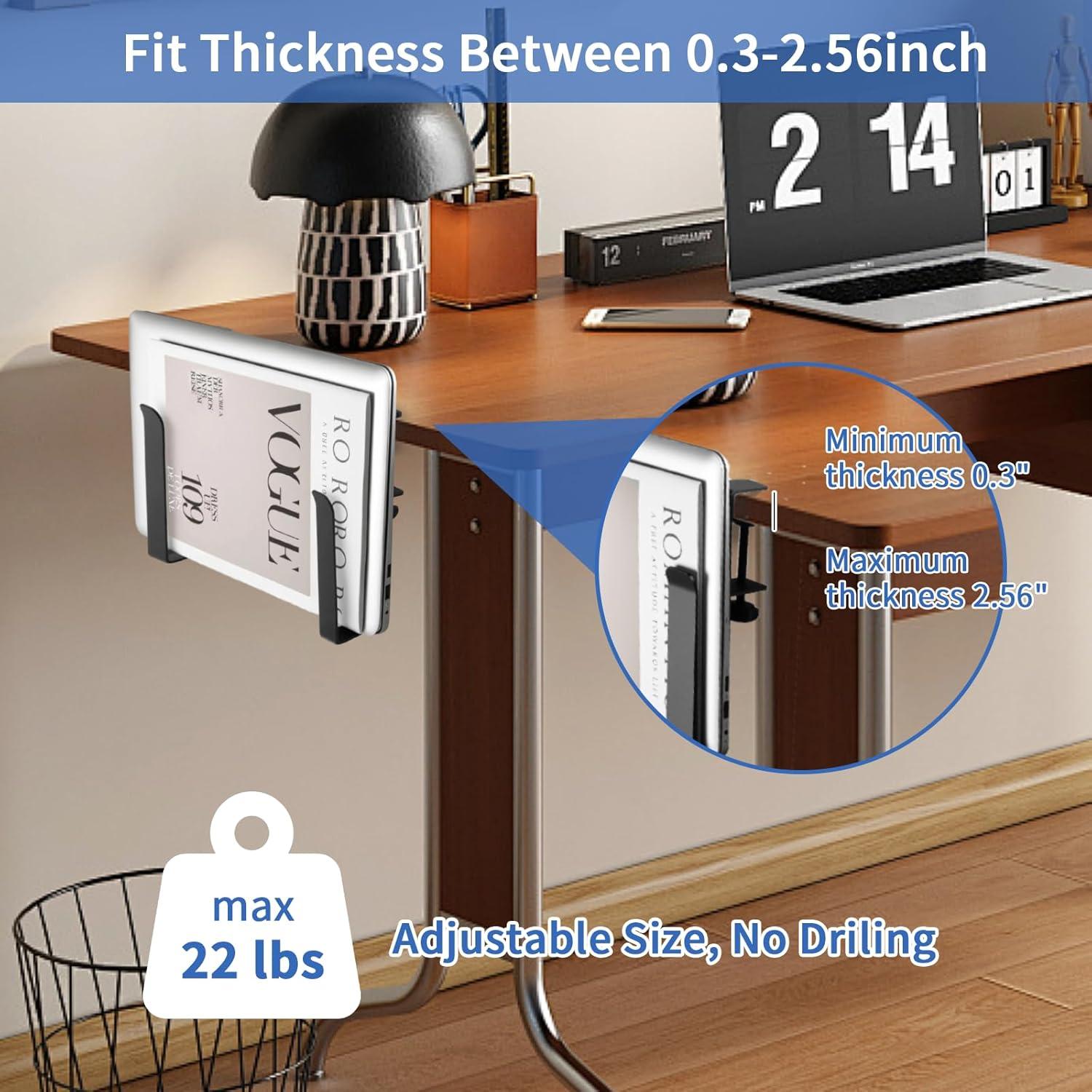 Soporte Lateral Ajustable para Laptop LUKETURE - Sin Perforación