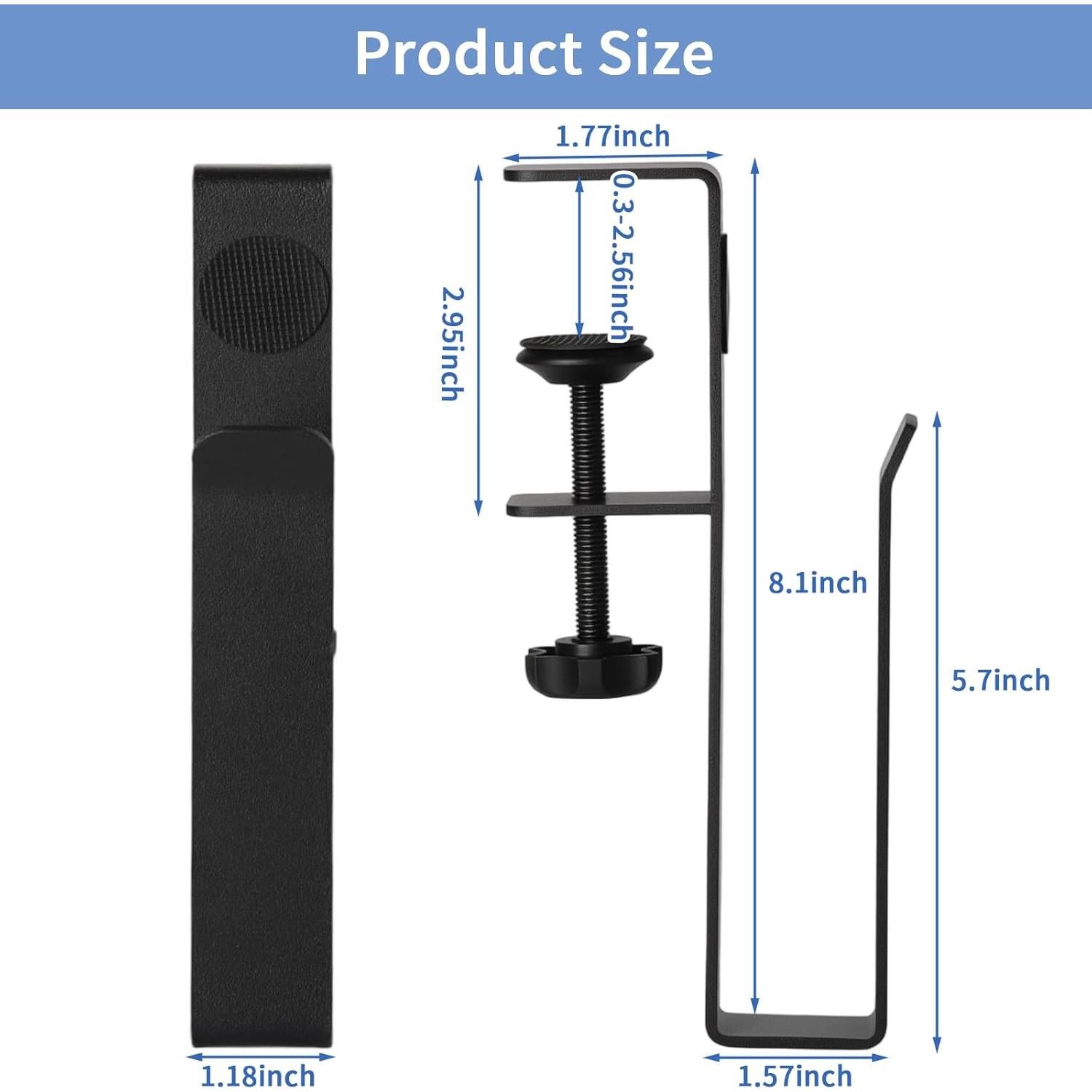 Soporte Lateral Ajustable para Laptop LUKETURE - Sin Perforación