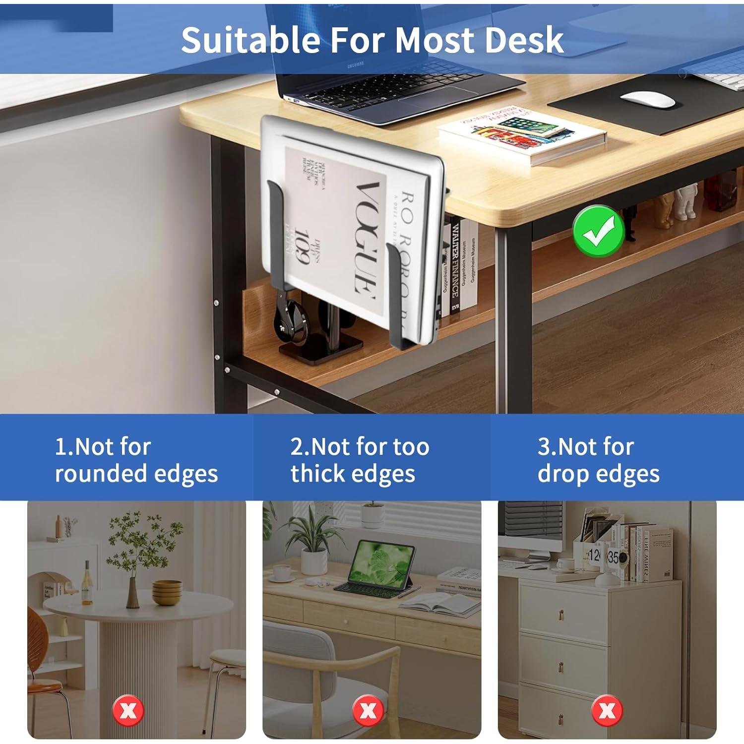 Soporte Lateral Ajustable para Laptop LUKETURE - Sin Perforación