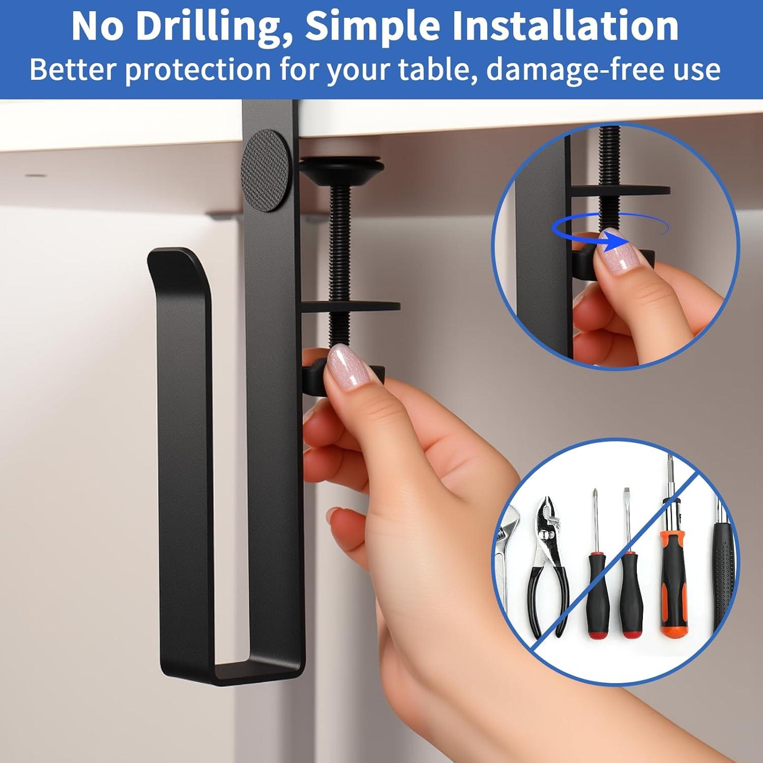 Soporte Lateral Ajustable para Laptop LUKETURE - Sin Perforación