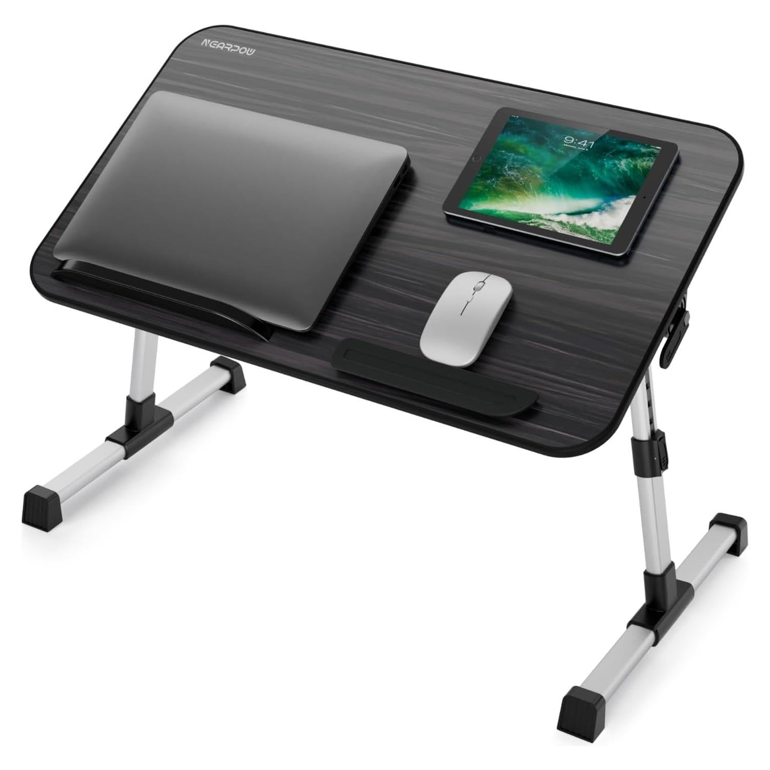 Mesa de cama para laptop NEARPOW, ajustable y portátil