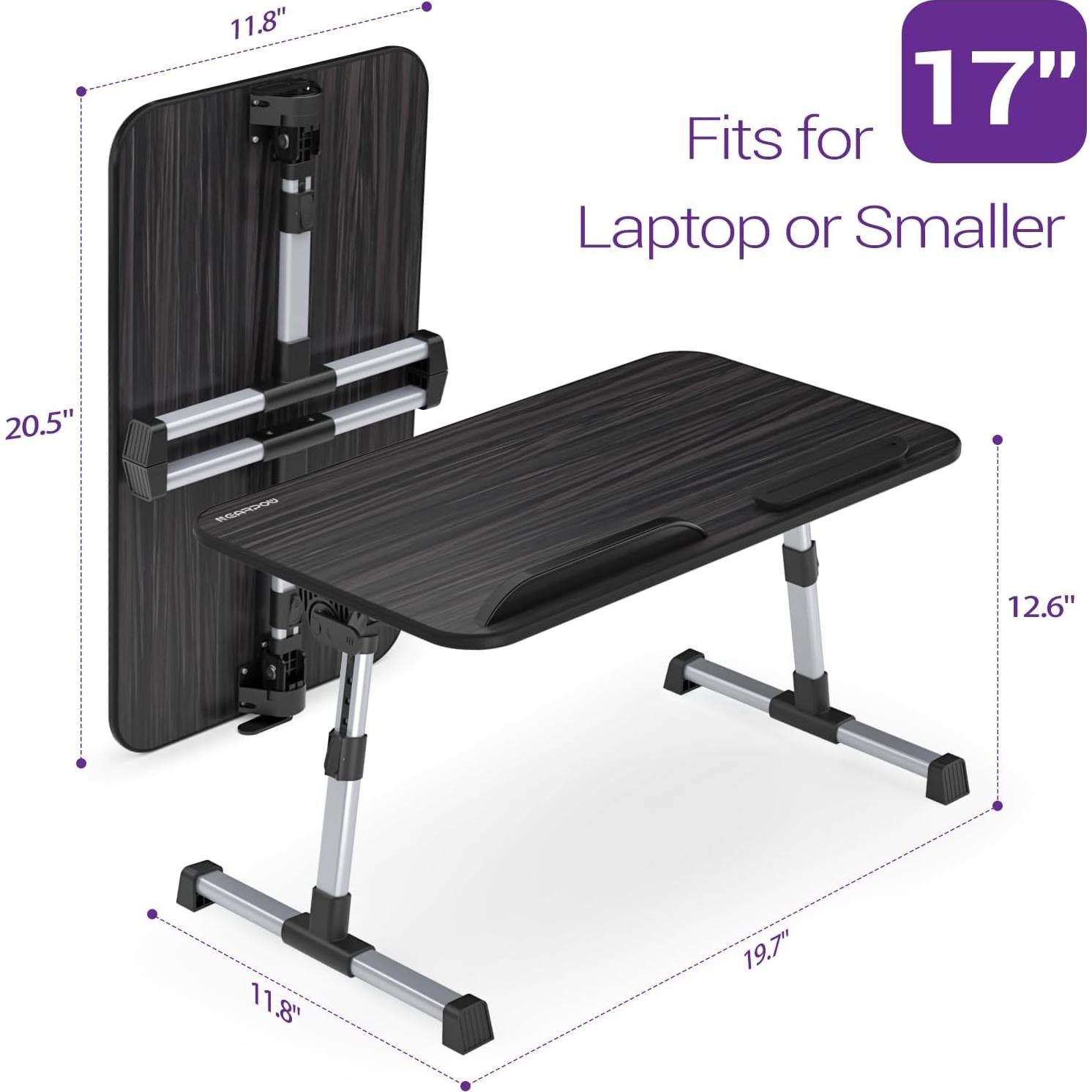 Mesa de cama para laptop NEARPOW, ajustable y portátil