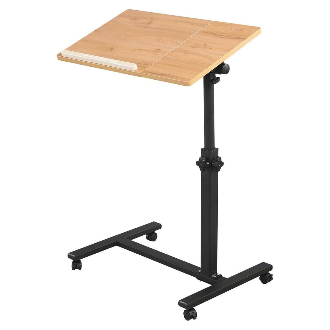 Escritorio Móvil TigerDad 0203 Ajustable para Laptop con Ruedas