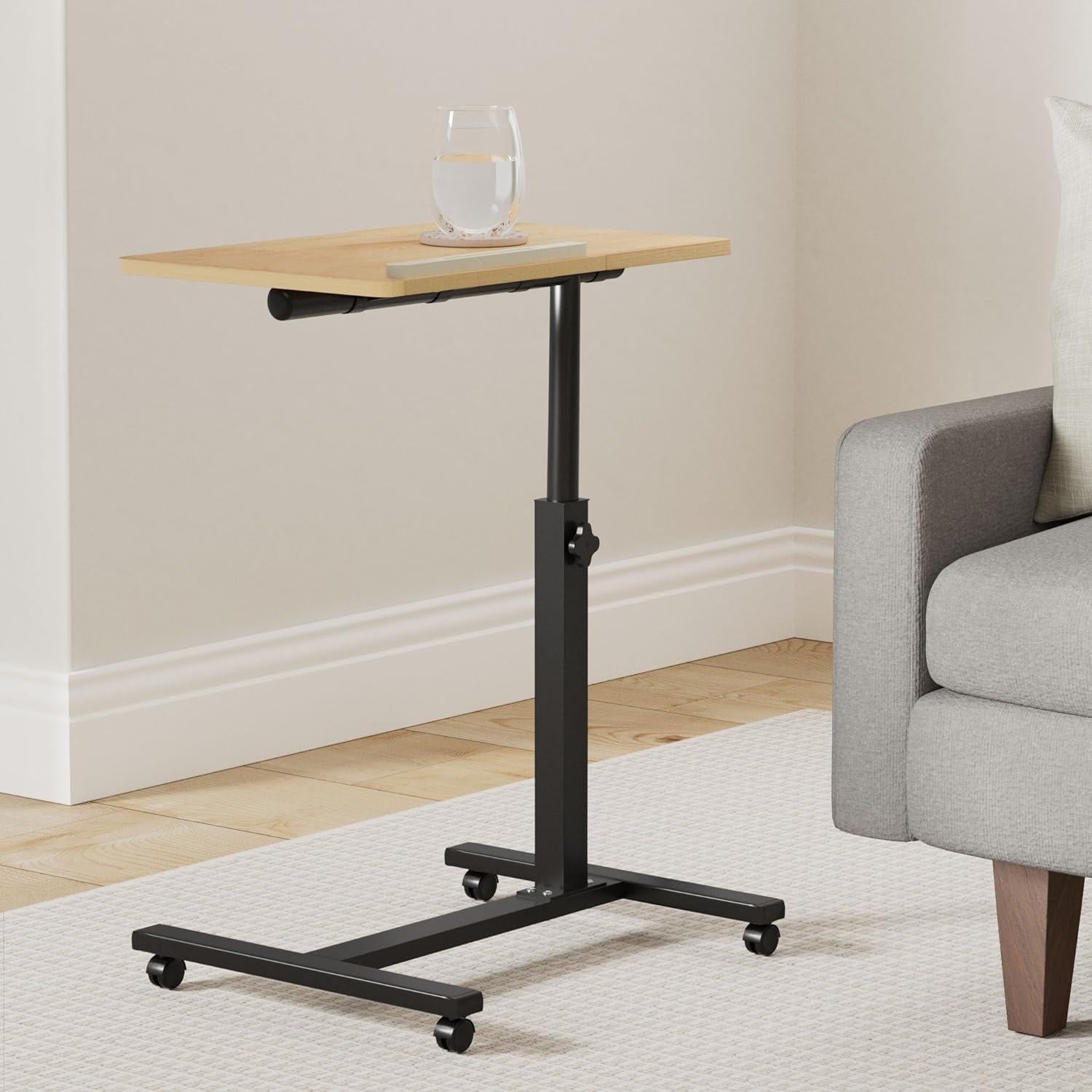 Escritorio Móvil TigerDad 0203 Ajustable para Laptop con Ruedas