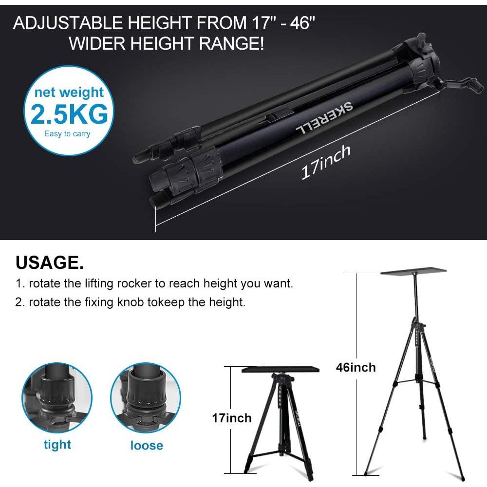 Soporte de Proyector Tripode Ajustable SKERELL 43-116 cm
