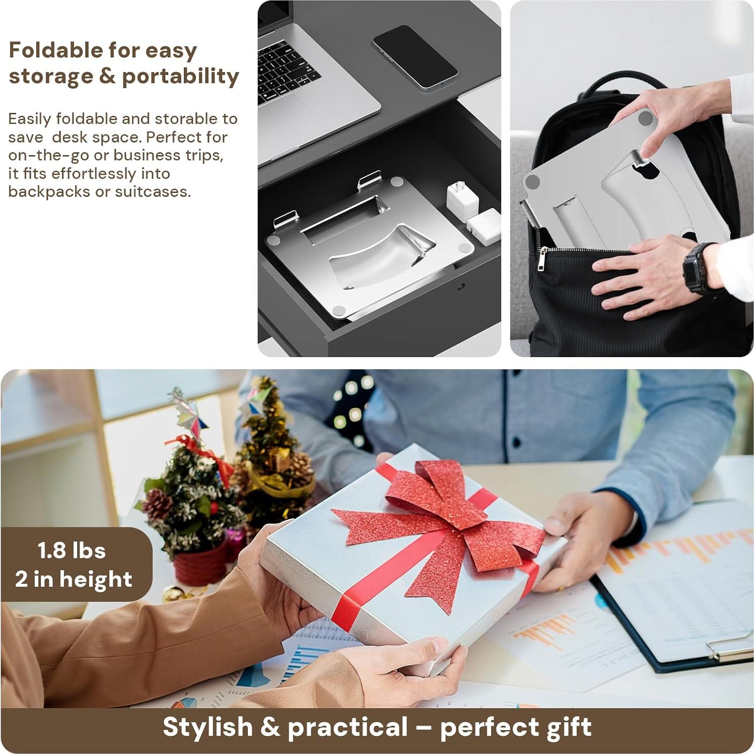 Soporte para Laptop Ergonómico SOPHOLID Ajustable 10-17 Pulgadas