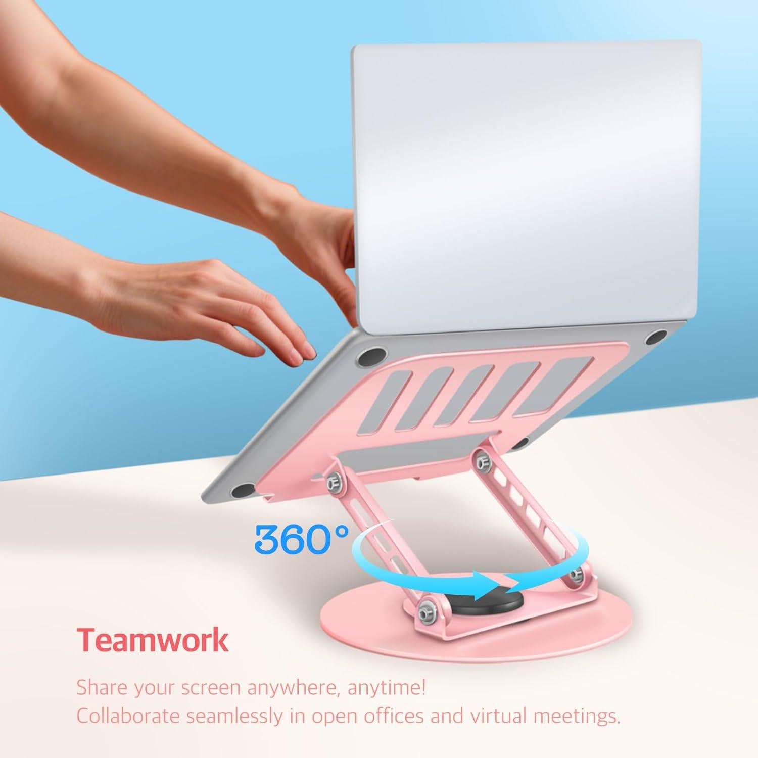 Soporte de Laptop Ajustable ZSAUTHREE Rotate-A2 360° Plegable