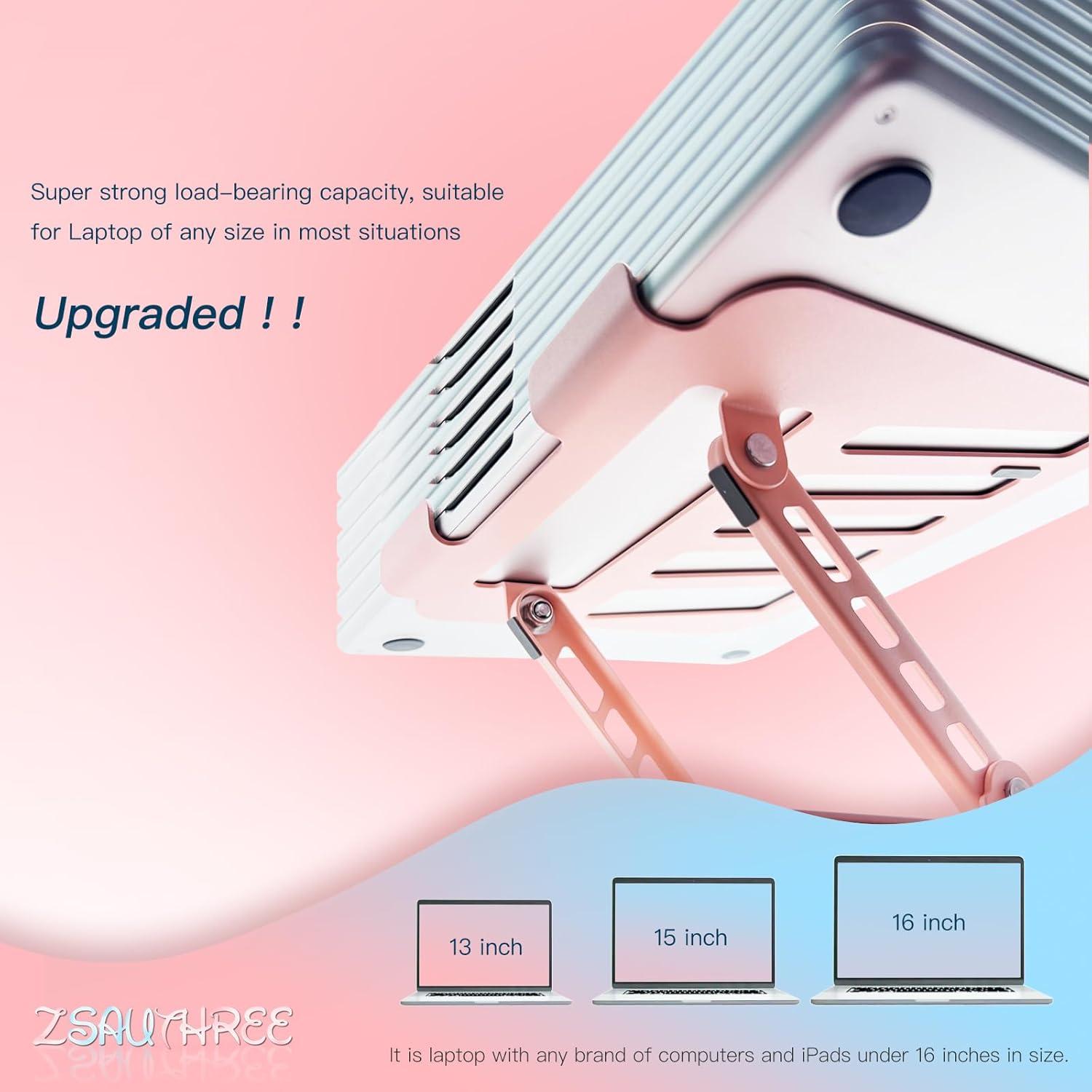 Soporte de Laptop Ajustable ZSAUTHREE Rotate-A2 360° Plegable