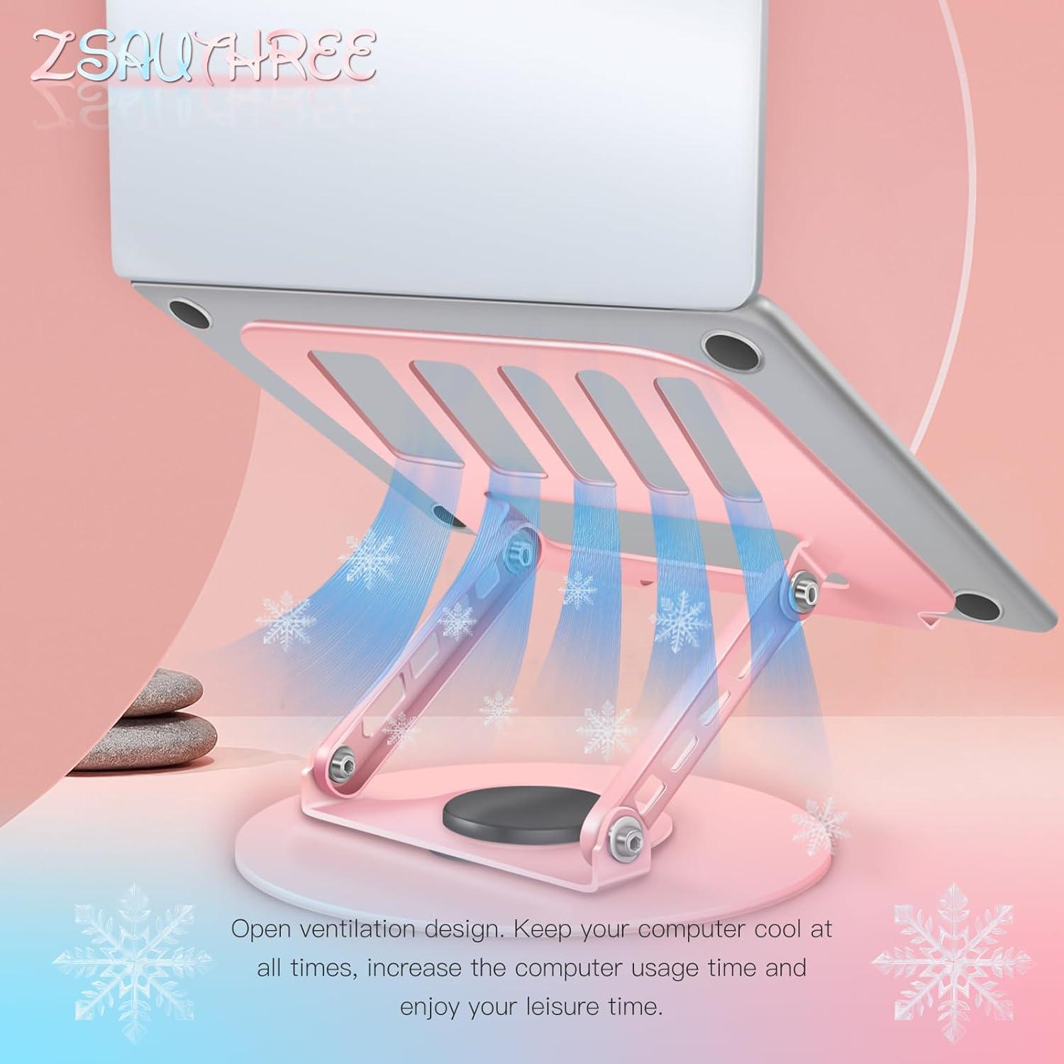 Soporte de Laptop Ajustable ZSAUTHREE Rotate-A2 360° Plegable