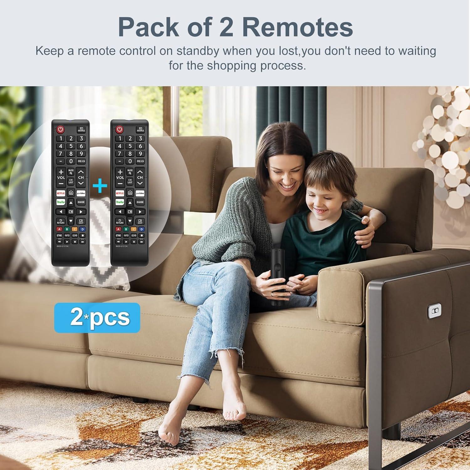 Pack de 2 Controles Remotos Universales OMAIC para TVs Samsung