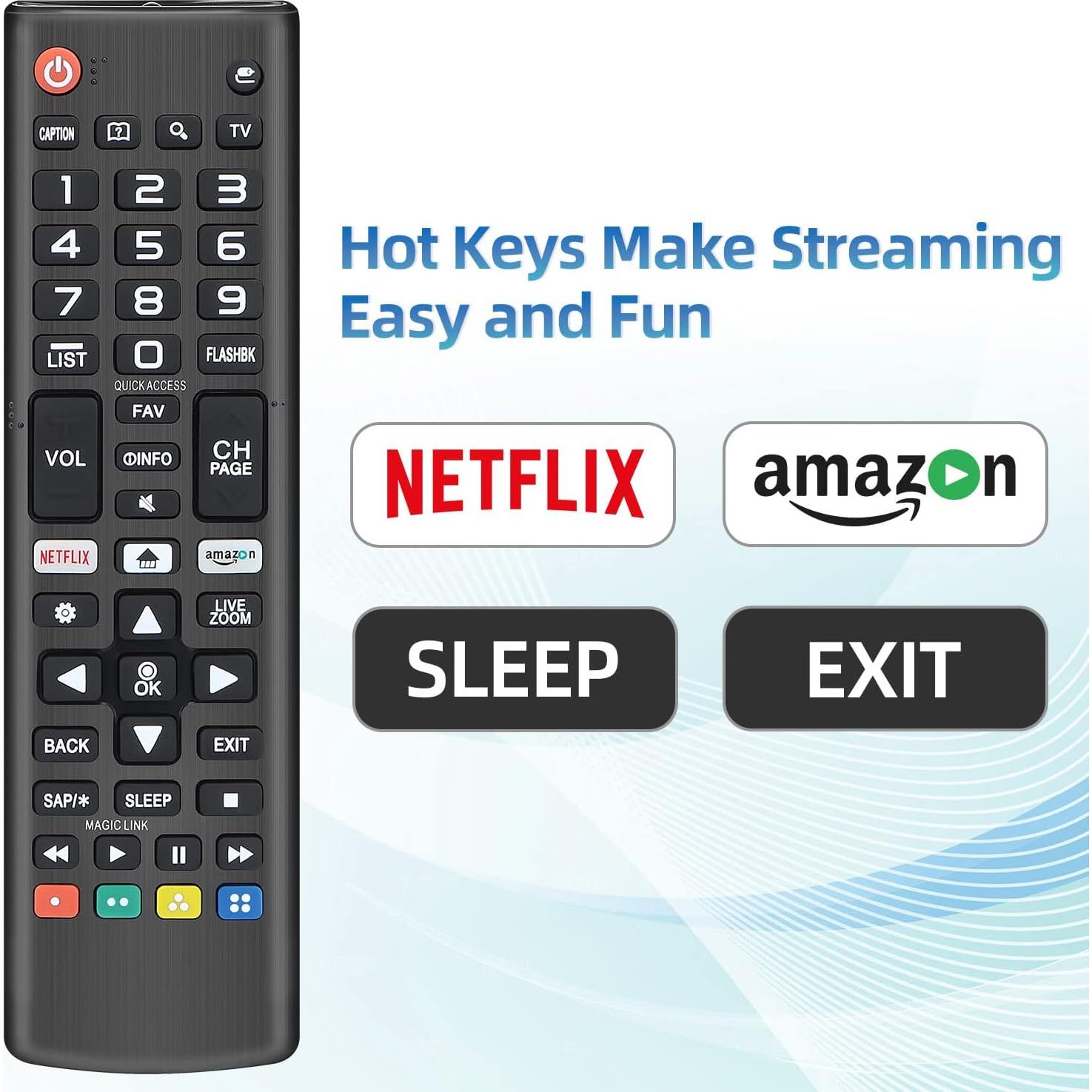 Control Remoto Universal Nettech para TV LG AKB5307