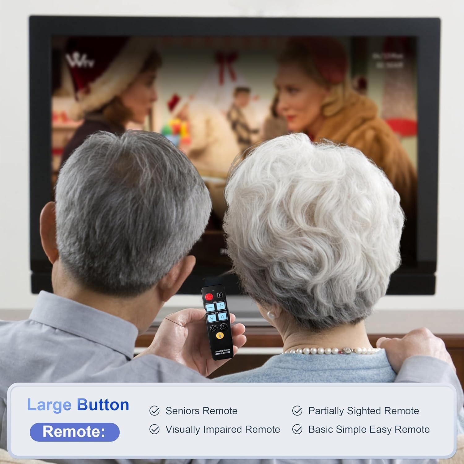 Control Remoto Universal Grande Ziezii L003 para Personas Mayores