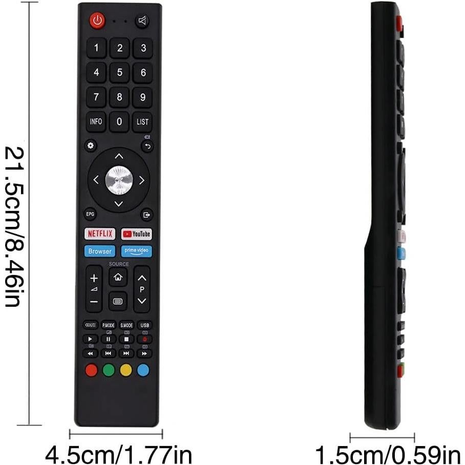 Control Remoto Inteligente MATCOM GCBLTV02BDBIR para TV CHIQ