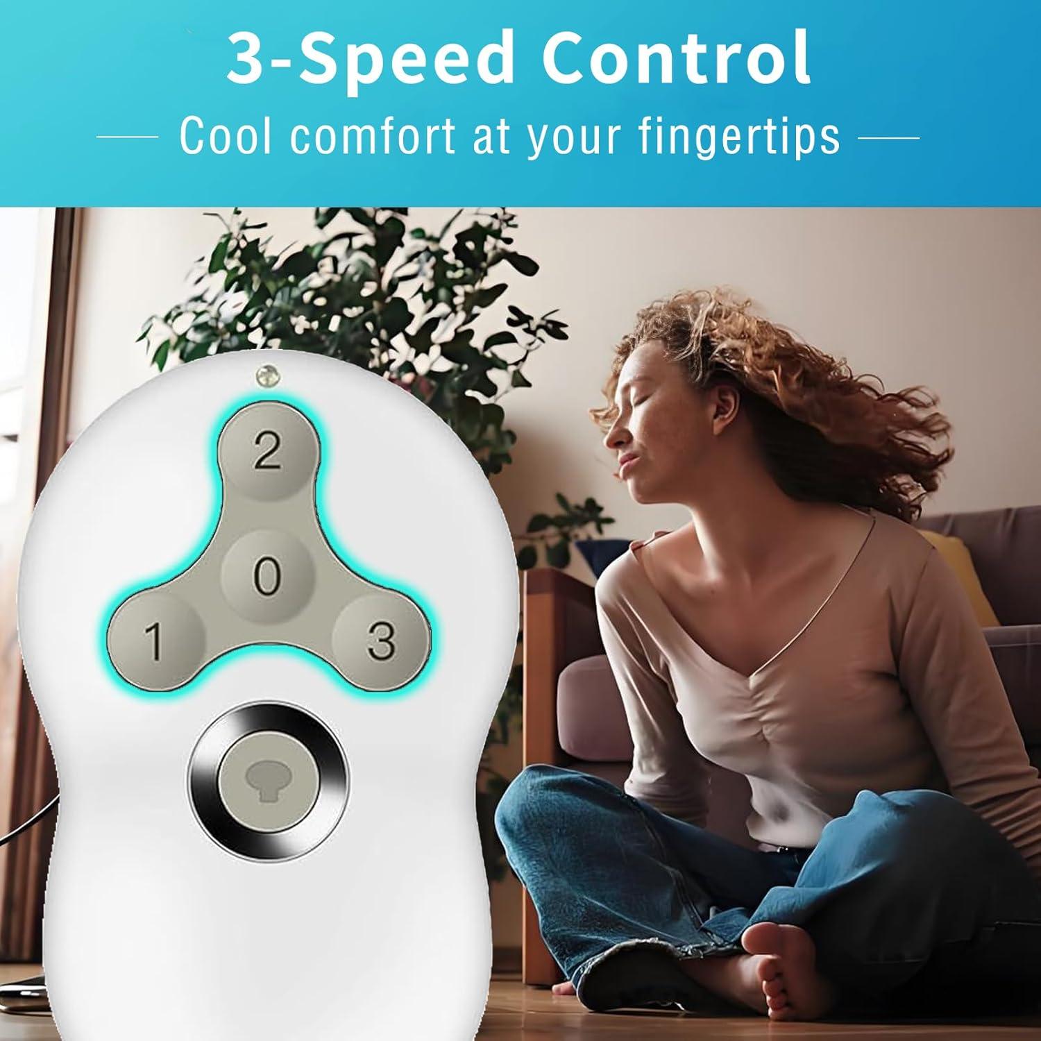 Control Remoto Universal CeilingBreeze RC-5T1 para Ventilador