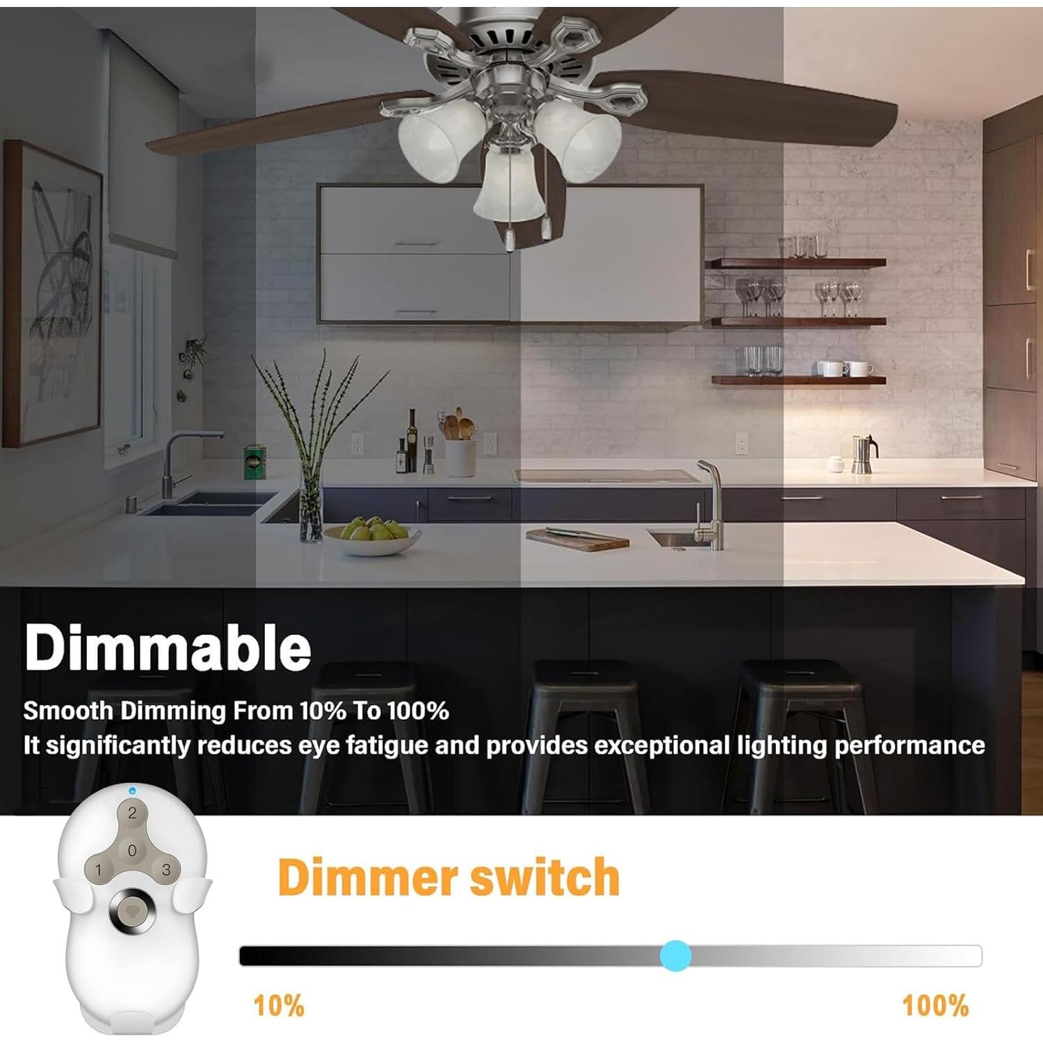 Control Remoto Universal CeilingBreeze RC-5T1 para Ventilador