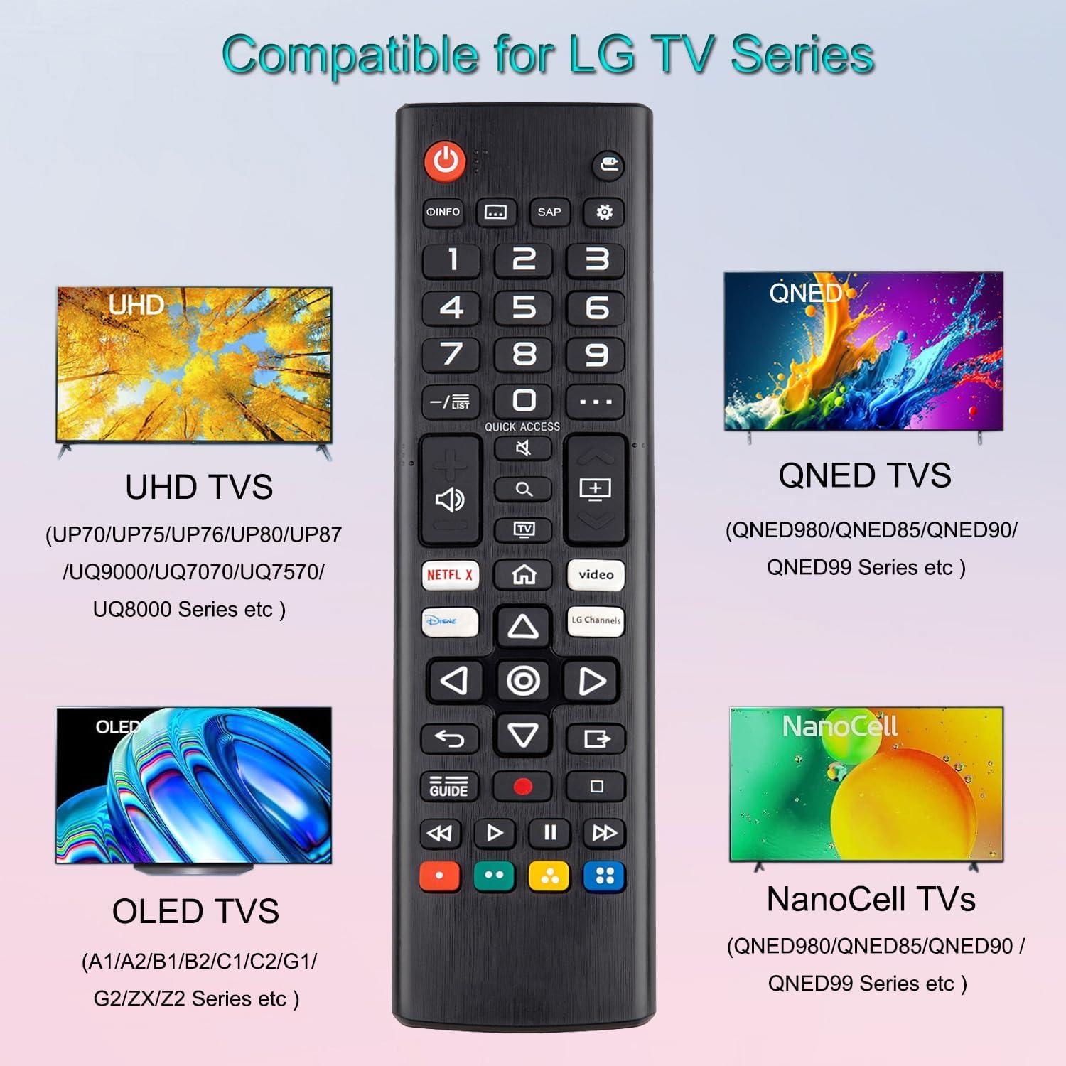 Control Remoto Universal LG Smart TV - Reemplazo Compatible