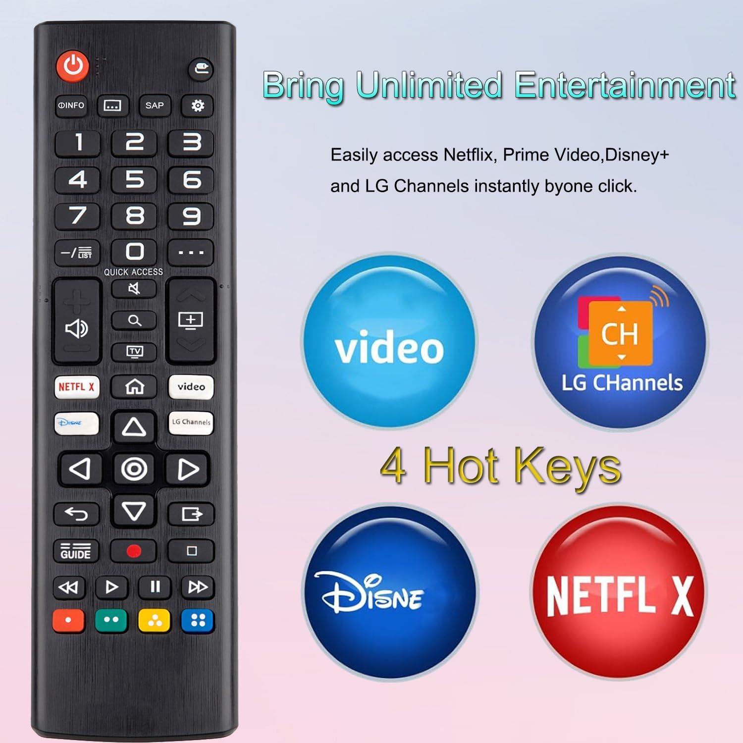 Control Remoto Universal LG Smart TV - Reemplazo Compatible