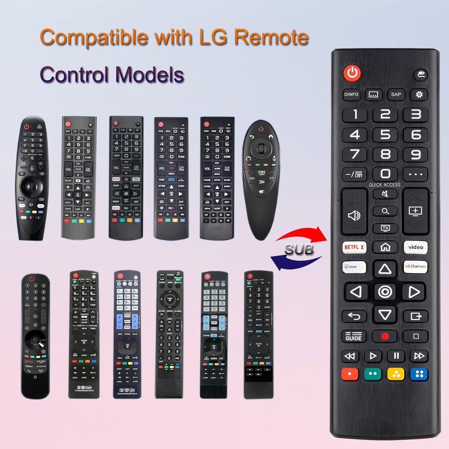 Control Remoto Universal LG Smart TV - Reemplazo Compatible