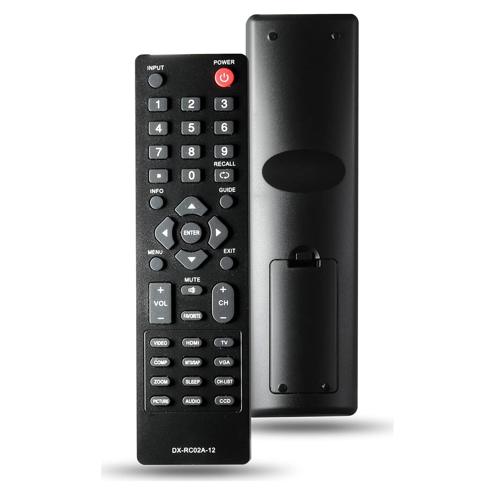 Control Remoto Universal DX-RC02A-12 para Televisores Dynex