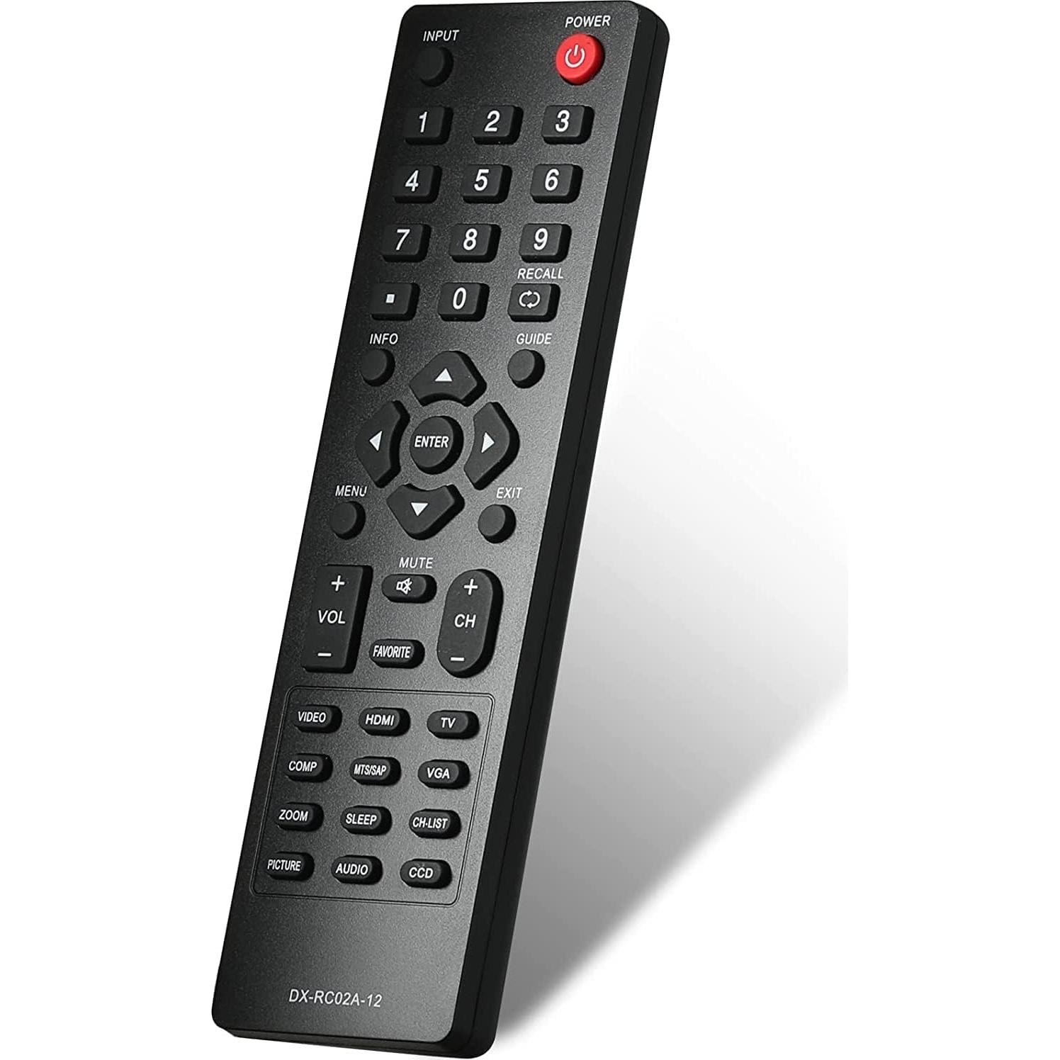 Control Remoto Universal DX-RC02A-12 para Televisores Dynex