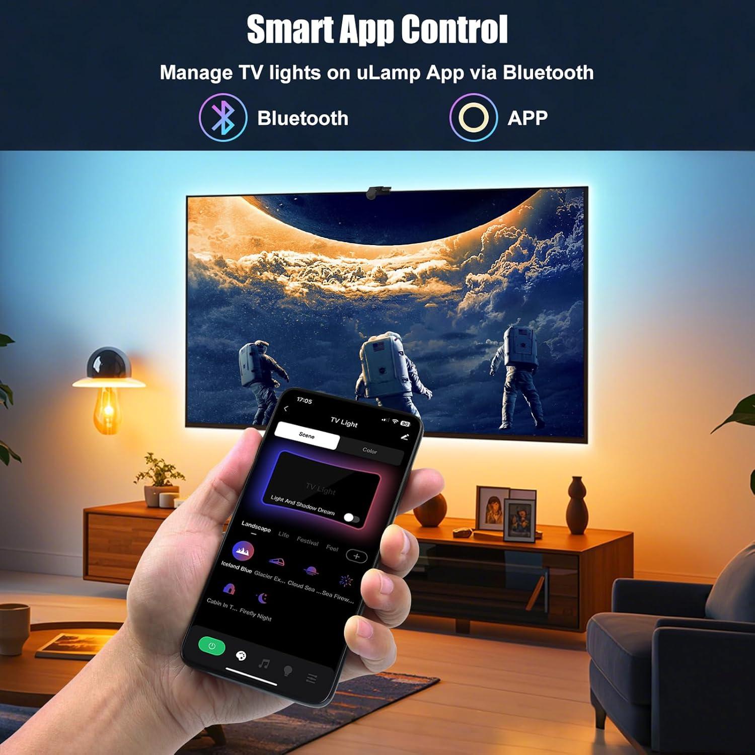 Tira de Luz LED para TV Diyife 4.0m 55-65" con Sensor AR