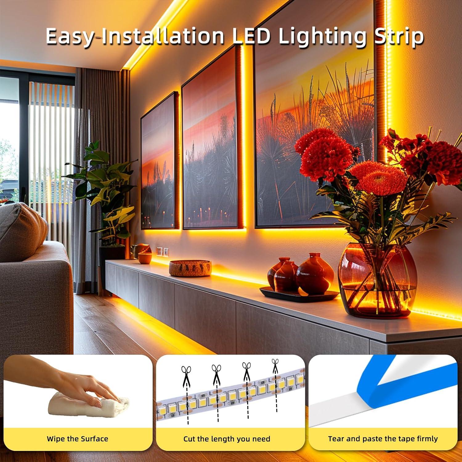 Tira de luz LED USB 5V 1m WMSDGZAI con 3 temperaturas de color