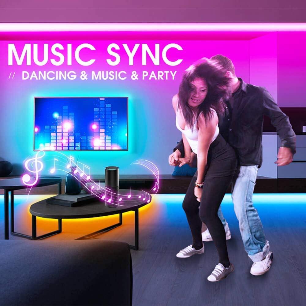 Tira de Luz LED RGBWW GIDEALED 3m USB WiFi Control Voz