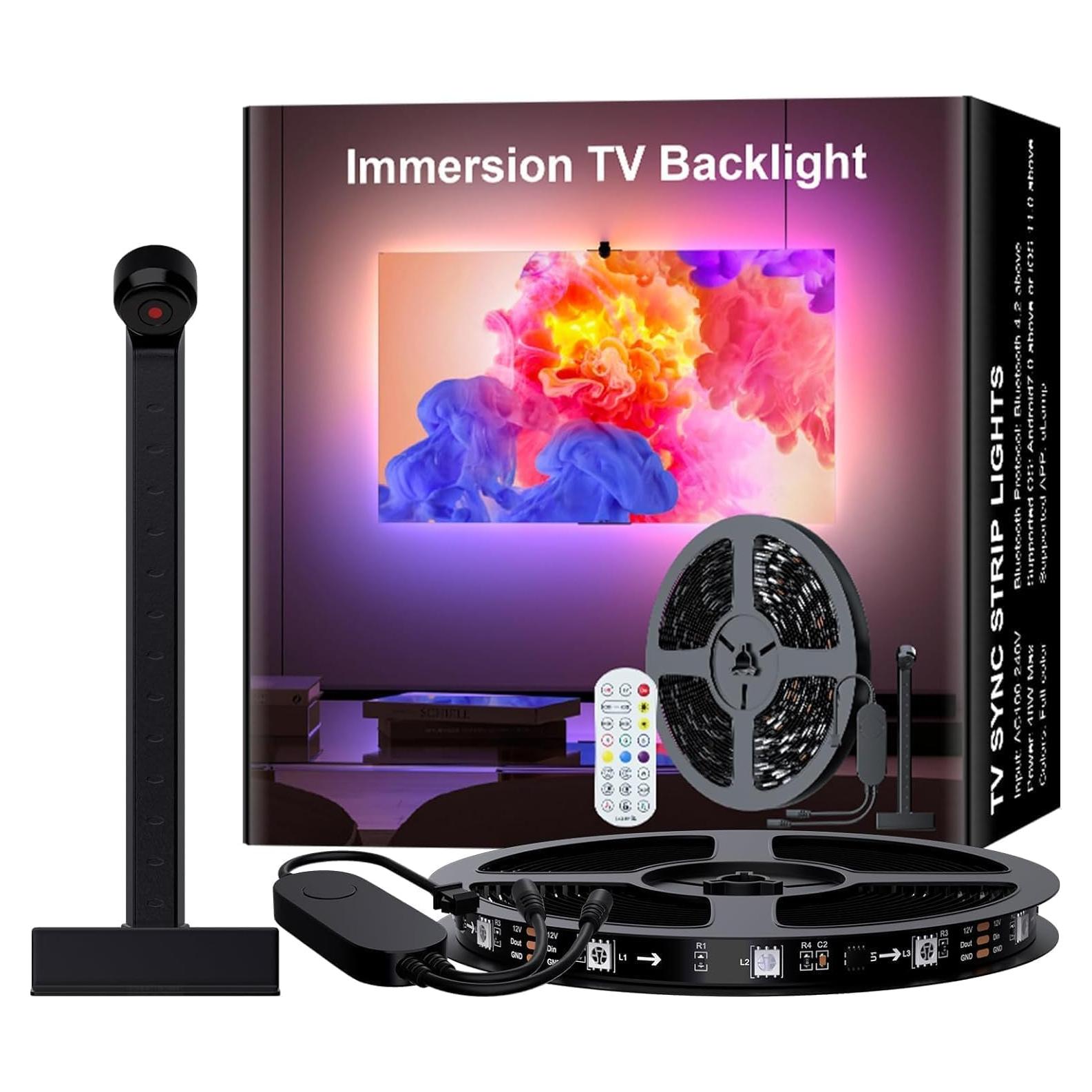 Luz de Fondo LED Lumtang para TV 50-65" RGB Wi-Fi