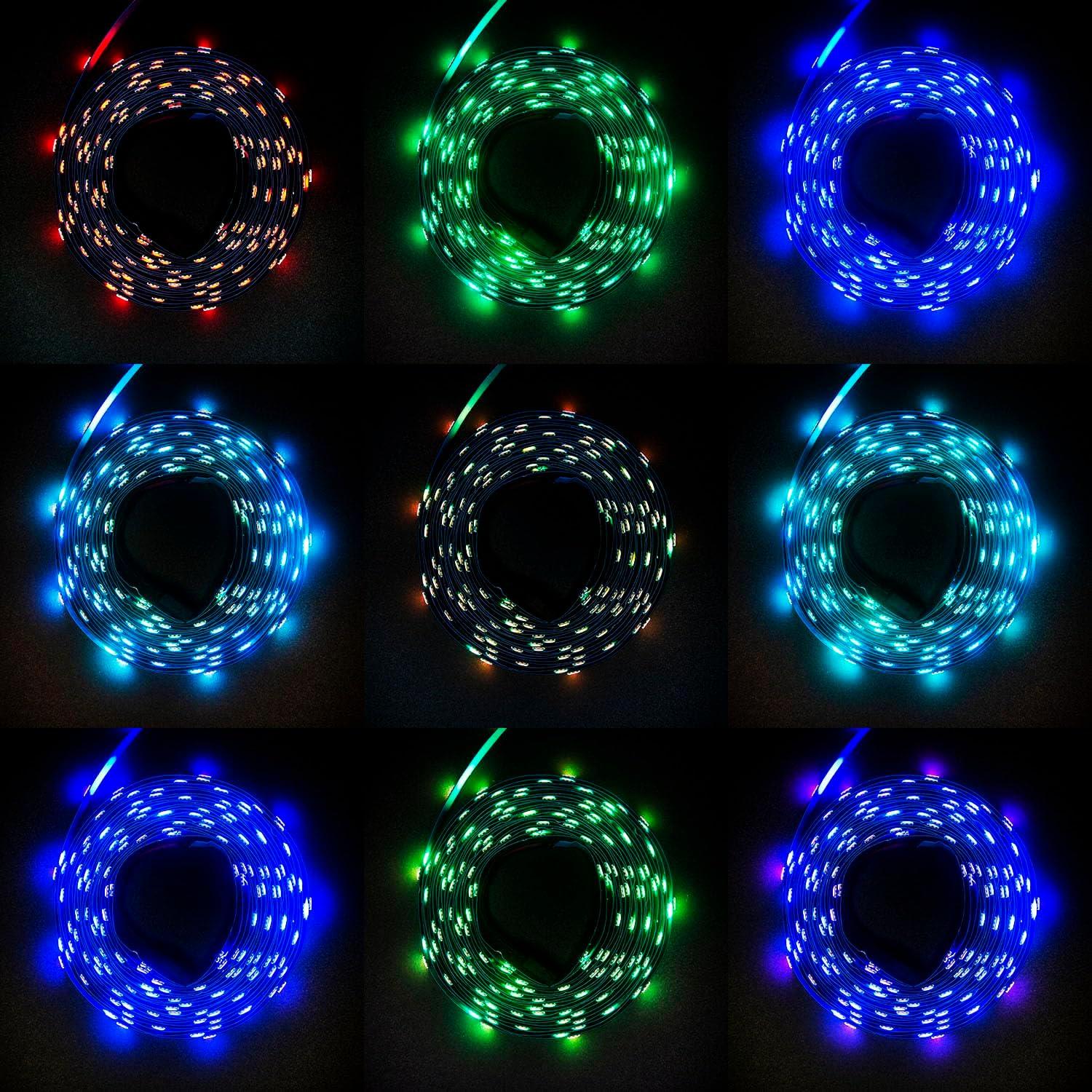 Tira LED RGB 5m Jiehua 150 luces control remoto APP