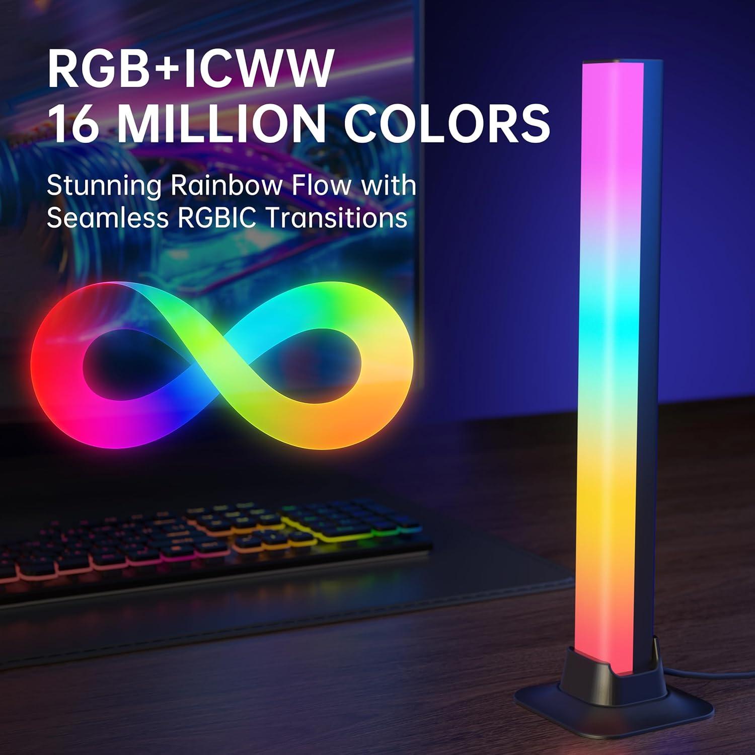 Barras de Luz LED Inteligentes VUQ 24 cm RGB+ICWW 400lm