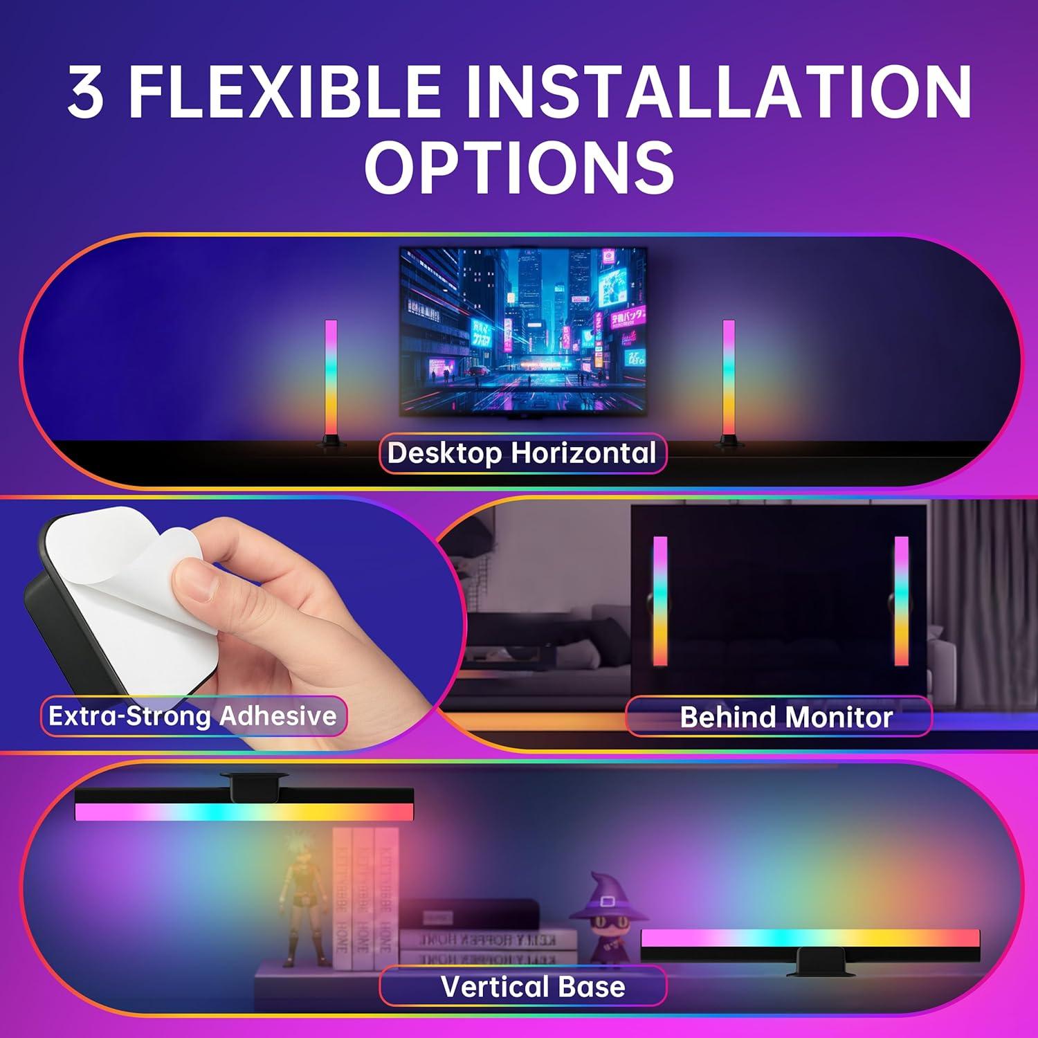Barras de Luz LED Inteligentes VUQ 24 cm RGB+ICWW 400lm