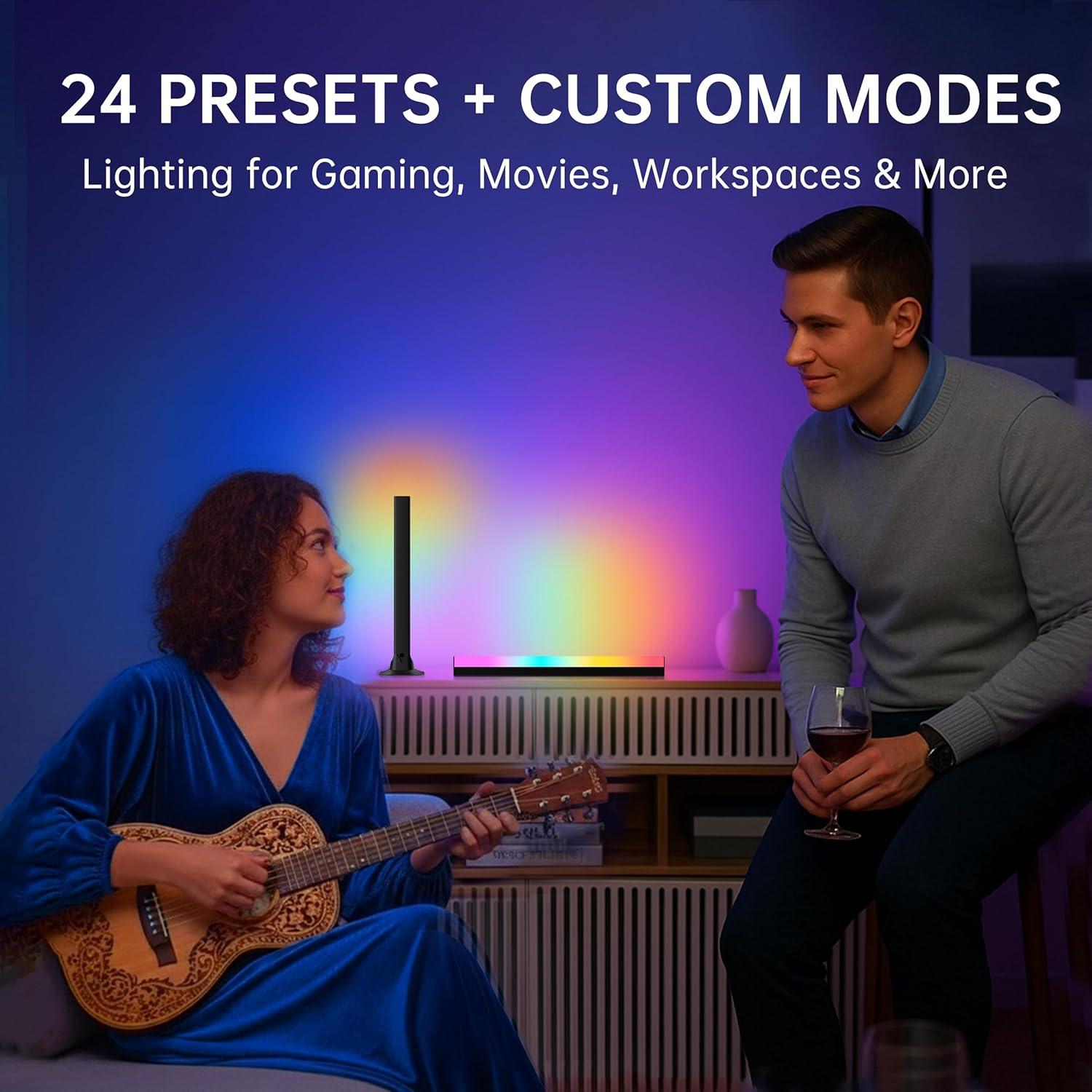 Barras de Luz LED Inteligentes VUQ 24 cm RGB+ICWW 400lm