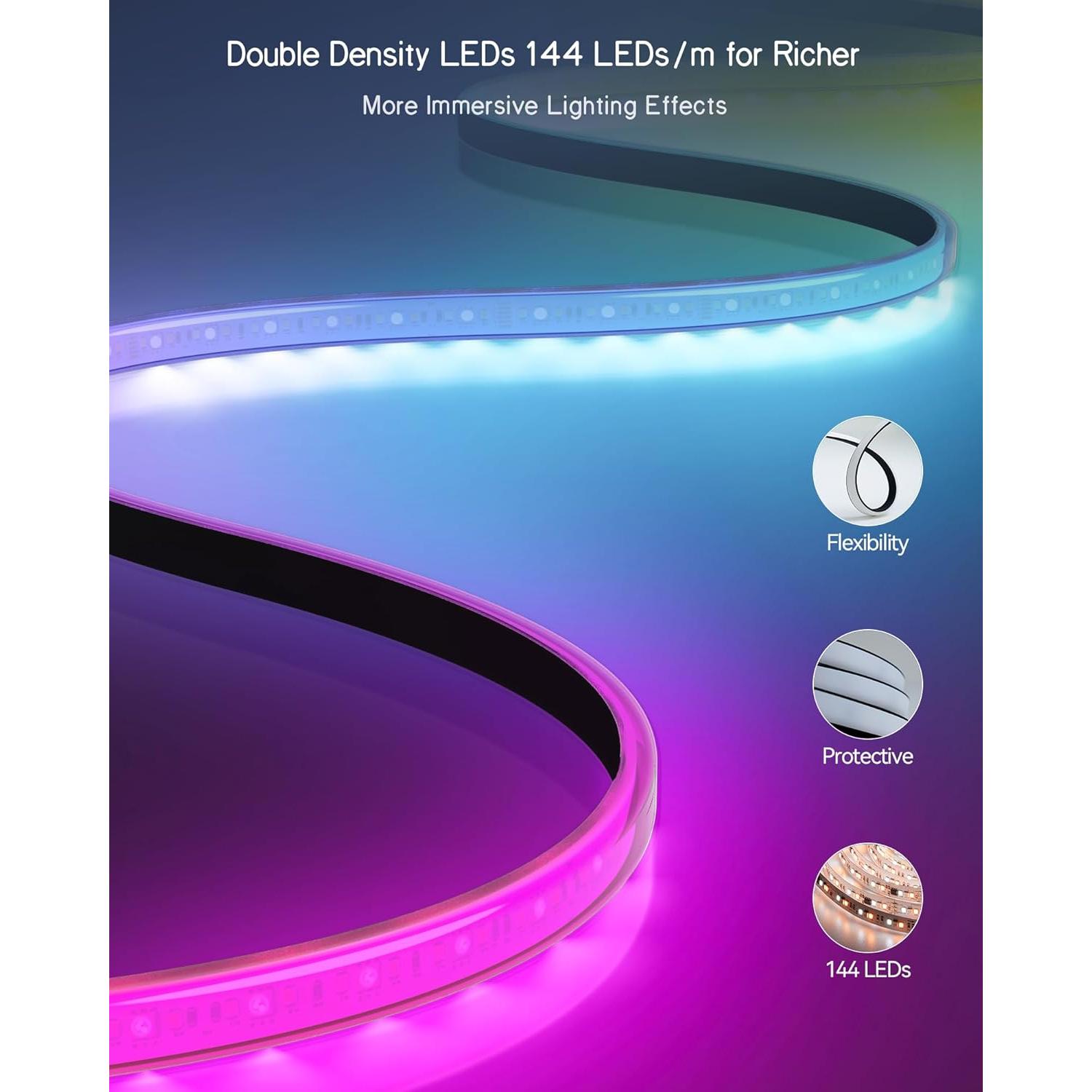 Fondo de TV LED RGBICCW BWEETECH 65" 4K HDMI 2.0